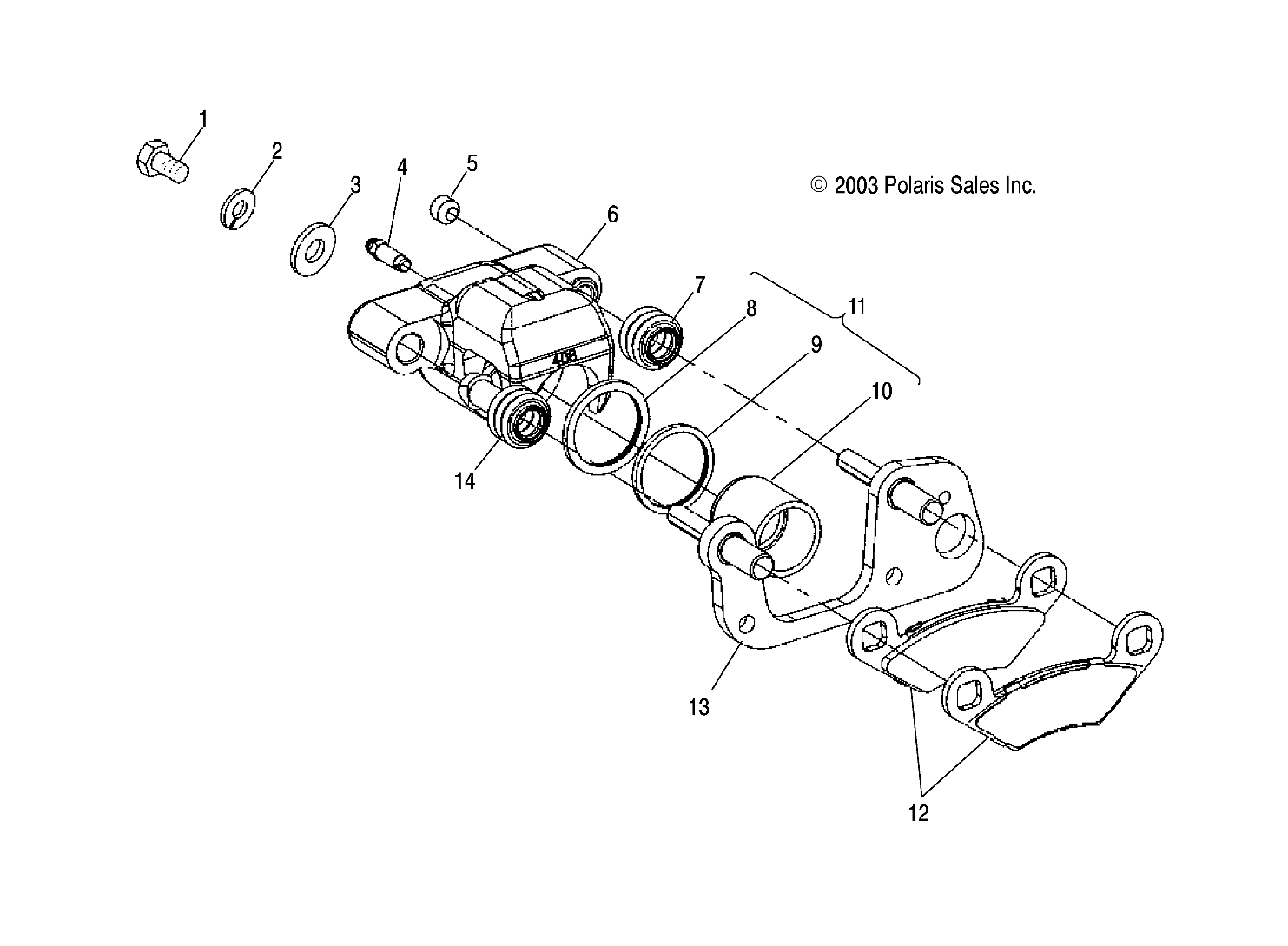 FRONT BRAKE - A04BA25CA/CB (4986248624B01)