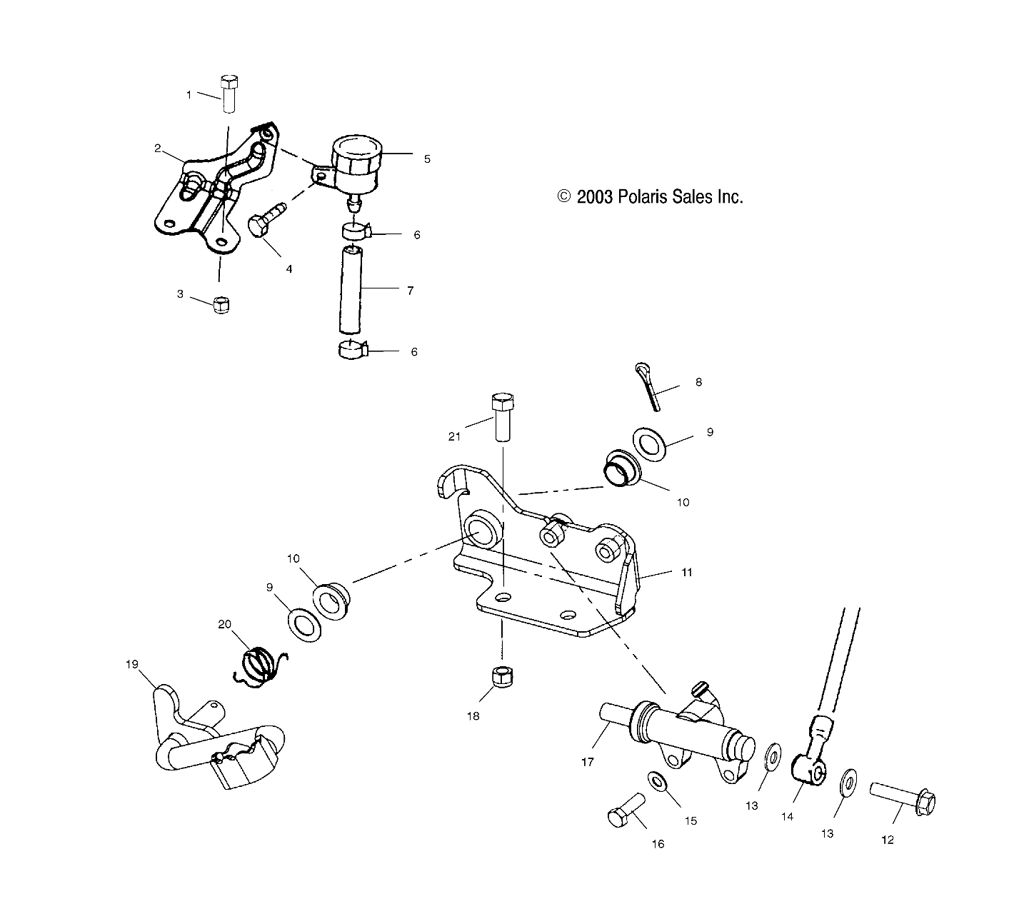 REAR BRAKE MASTER CYLINDER - A04CA32AA/AB/FA (4986248624B03)