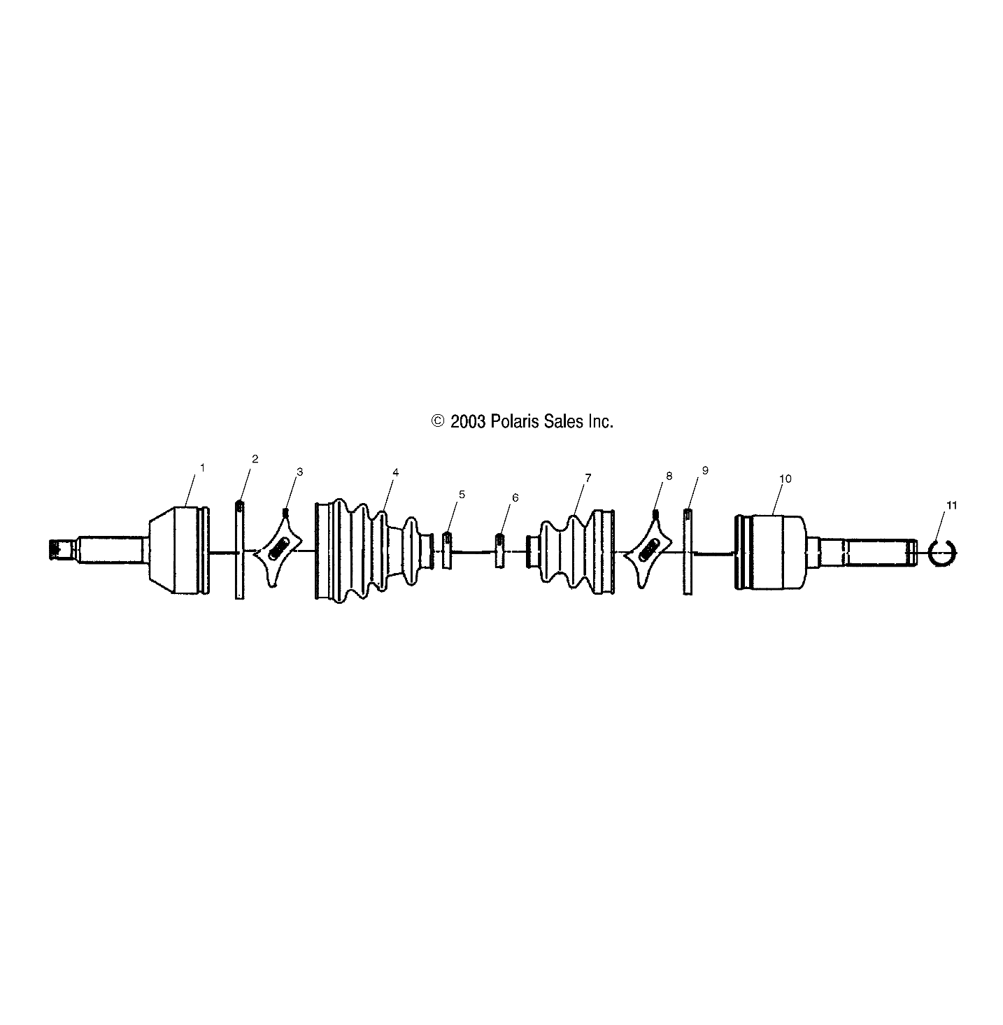 DRIVE SHAFT - A04CD32FB (4986268626B08)