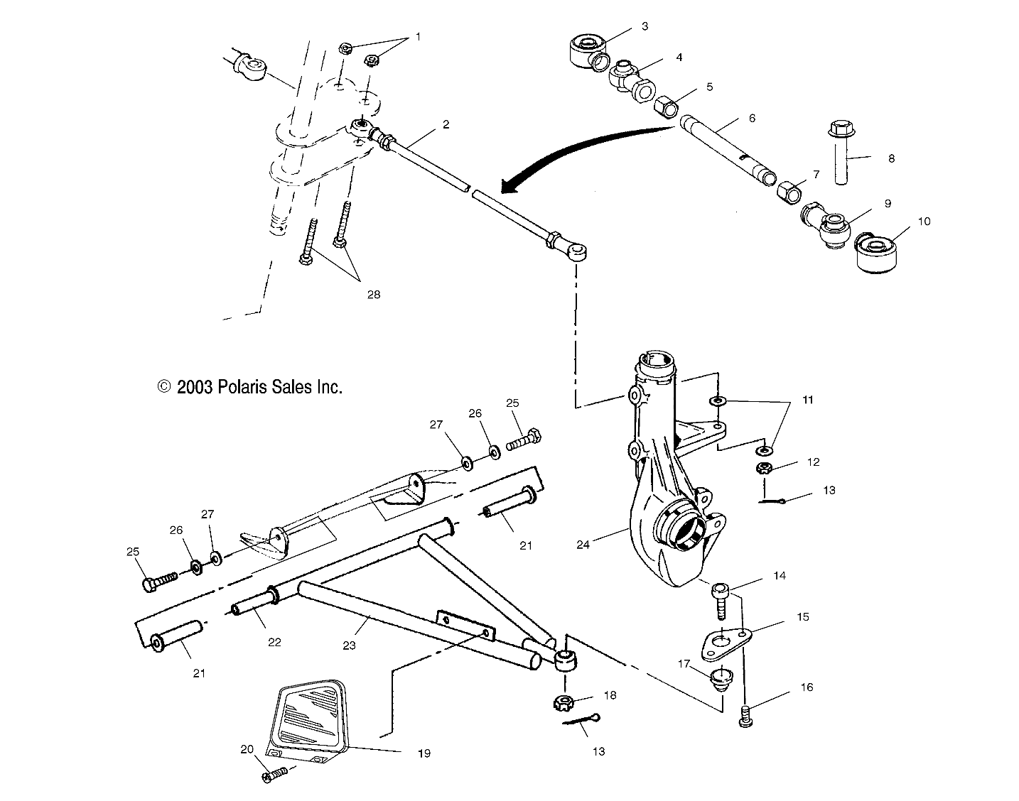 A-ARM/STRUT MOUNTING - A04CL50AA (4986288628B05)