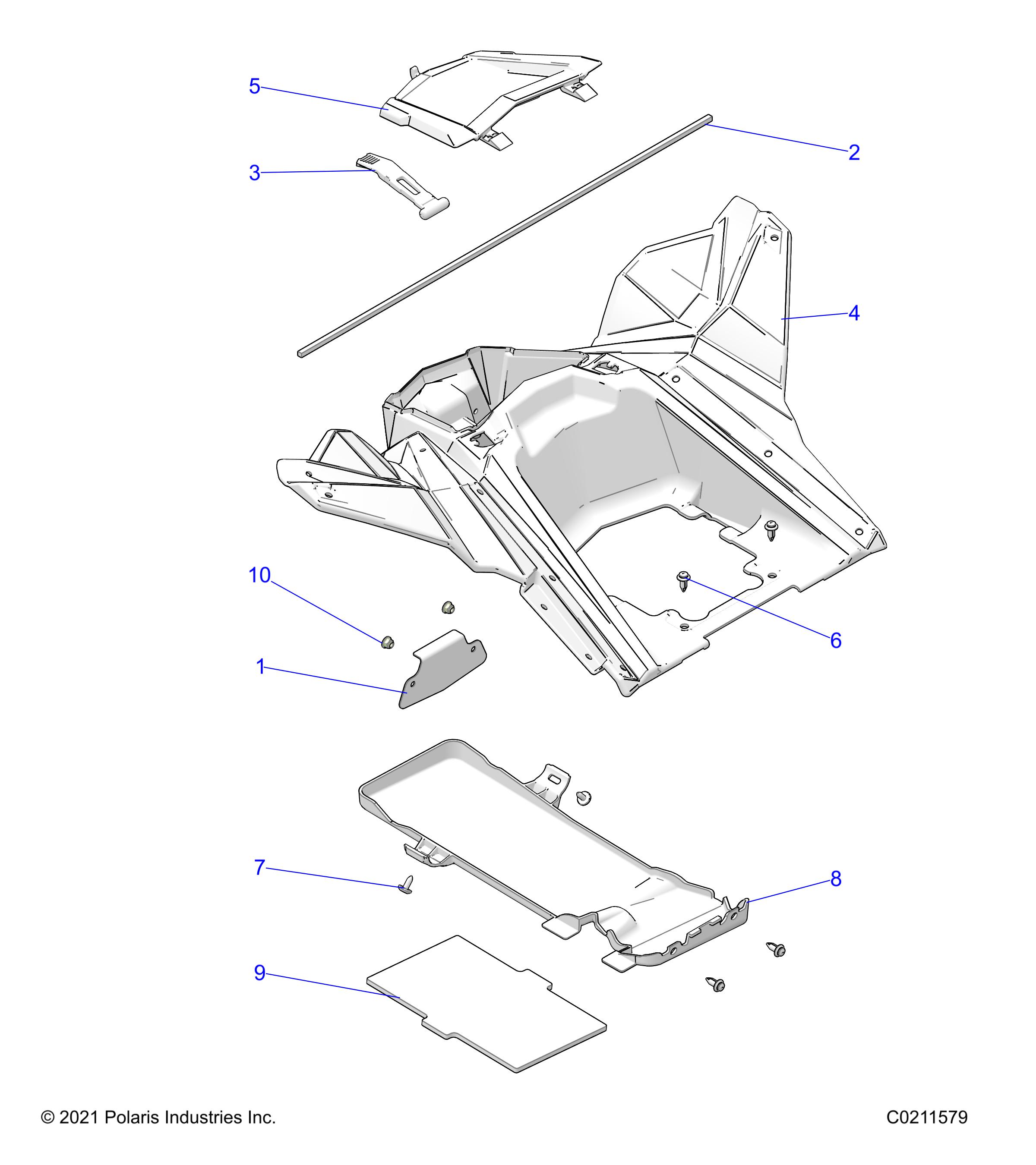 BODY, STORAGE, REAR - A22SGE95FN/S95CN/S95FN (C0211579)