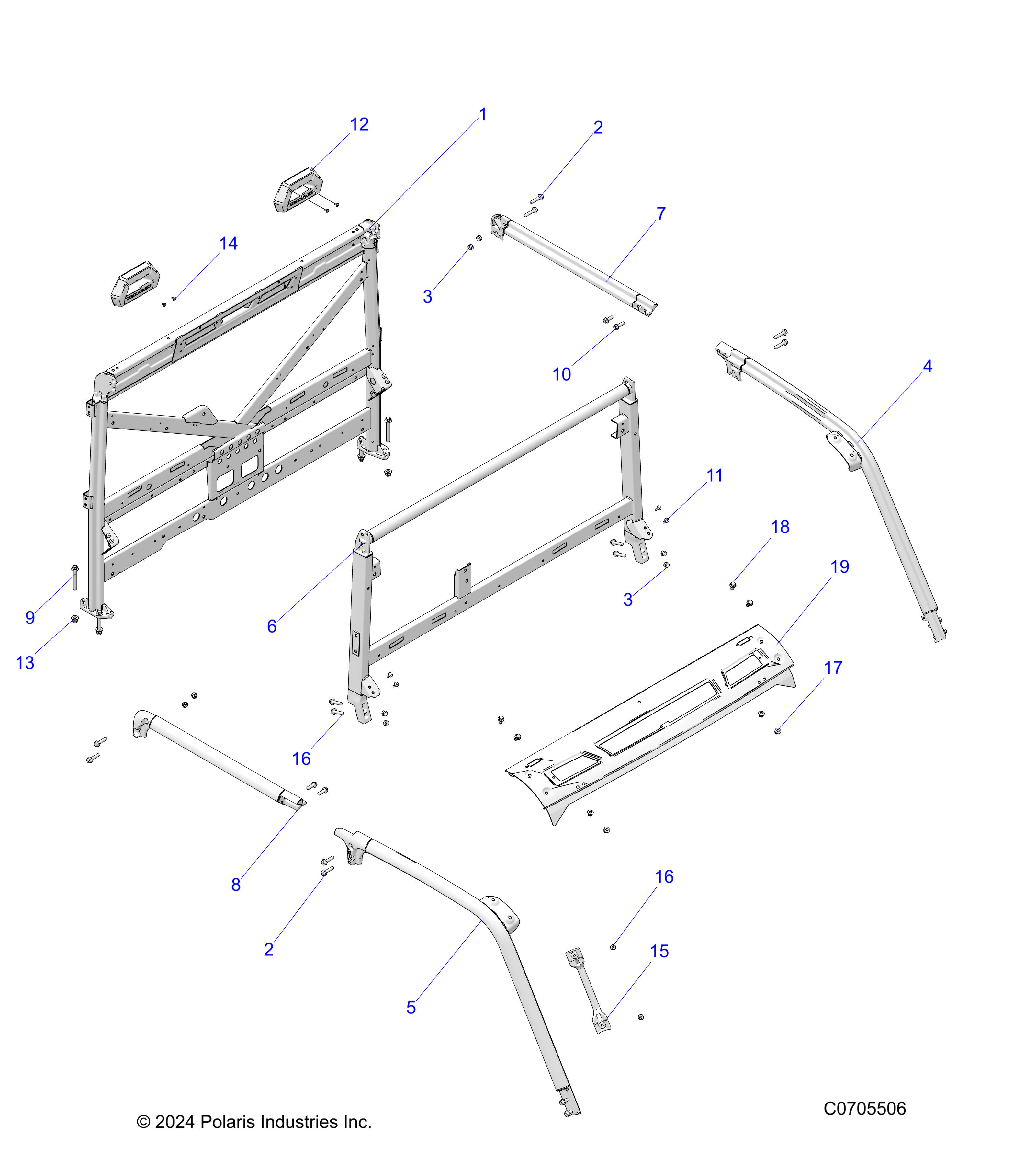 CHASSIS, CAB FRAME - R24RSV99AC (C0705506)