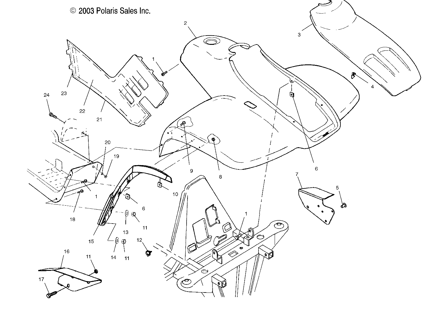 FRONT CAB - A04CH42AQ/AR/AS/AT/AV (4987258725A05)