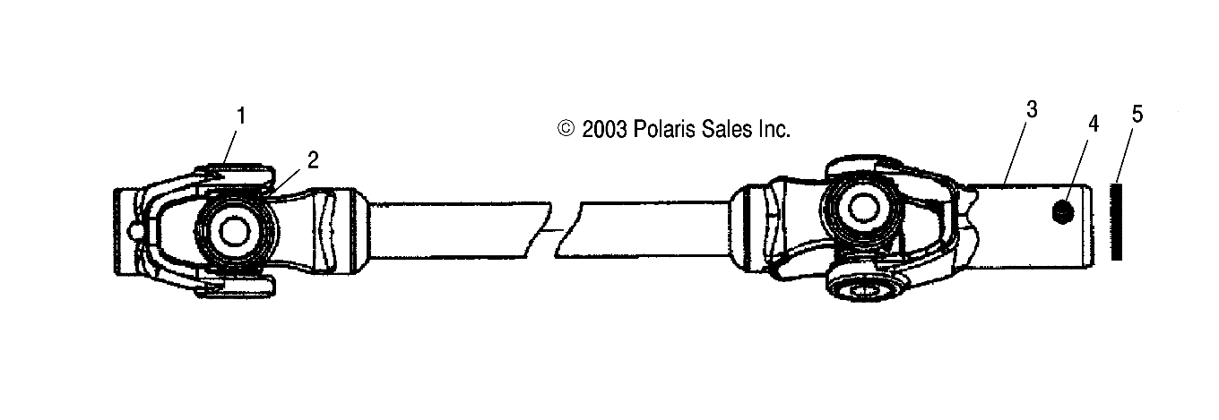 PROP SHAFT - A04CH42AQ/AR/AS/AT/AV (4987258725B12)