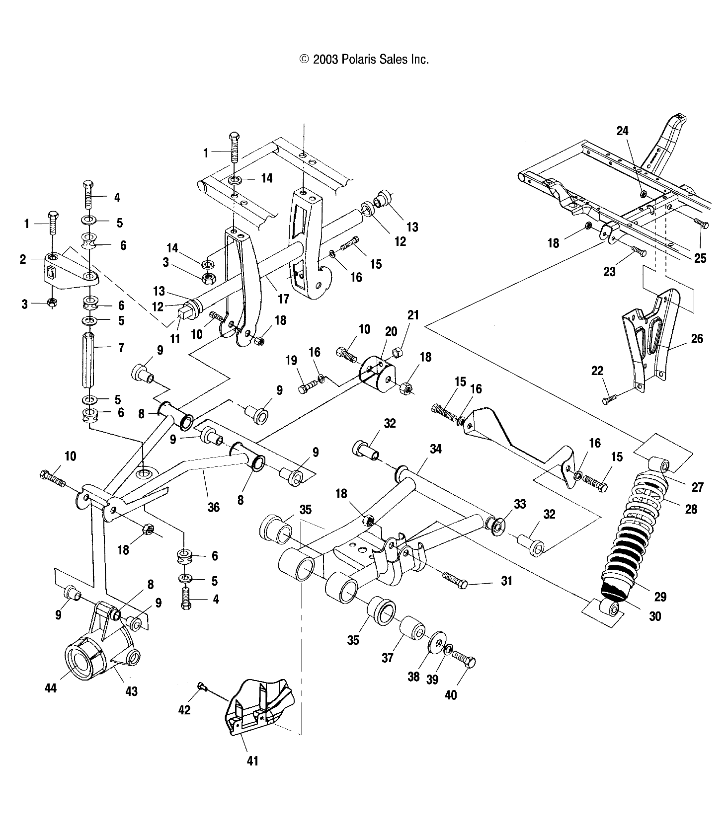 REAR SUSPENSION - A04CH42AQ/AR/AS/AT/AV (4987258725C09)