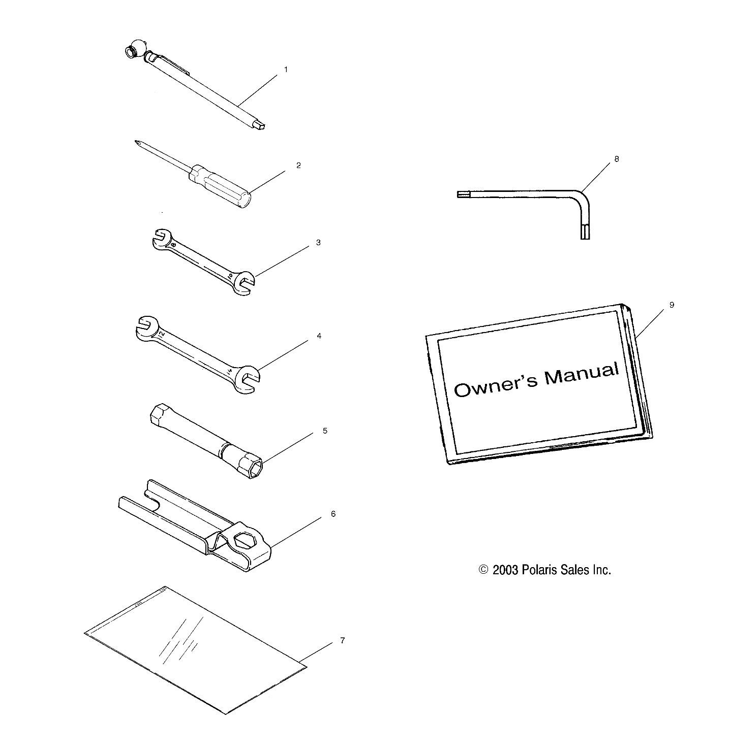 TOOL KIT - A04CH42AQ/AR/AS/AT/AV (4987258725E01)