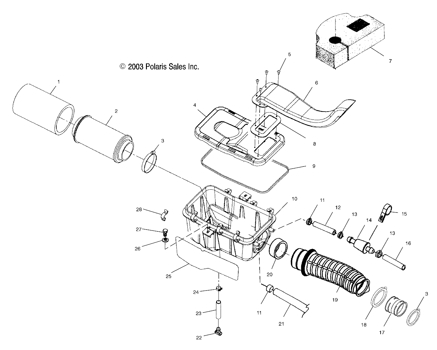 AIR BOX - A04CH50AO/AQ/AR/AS/AT/AV/AW/AX (4987288728B02)