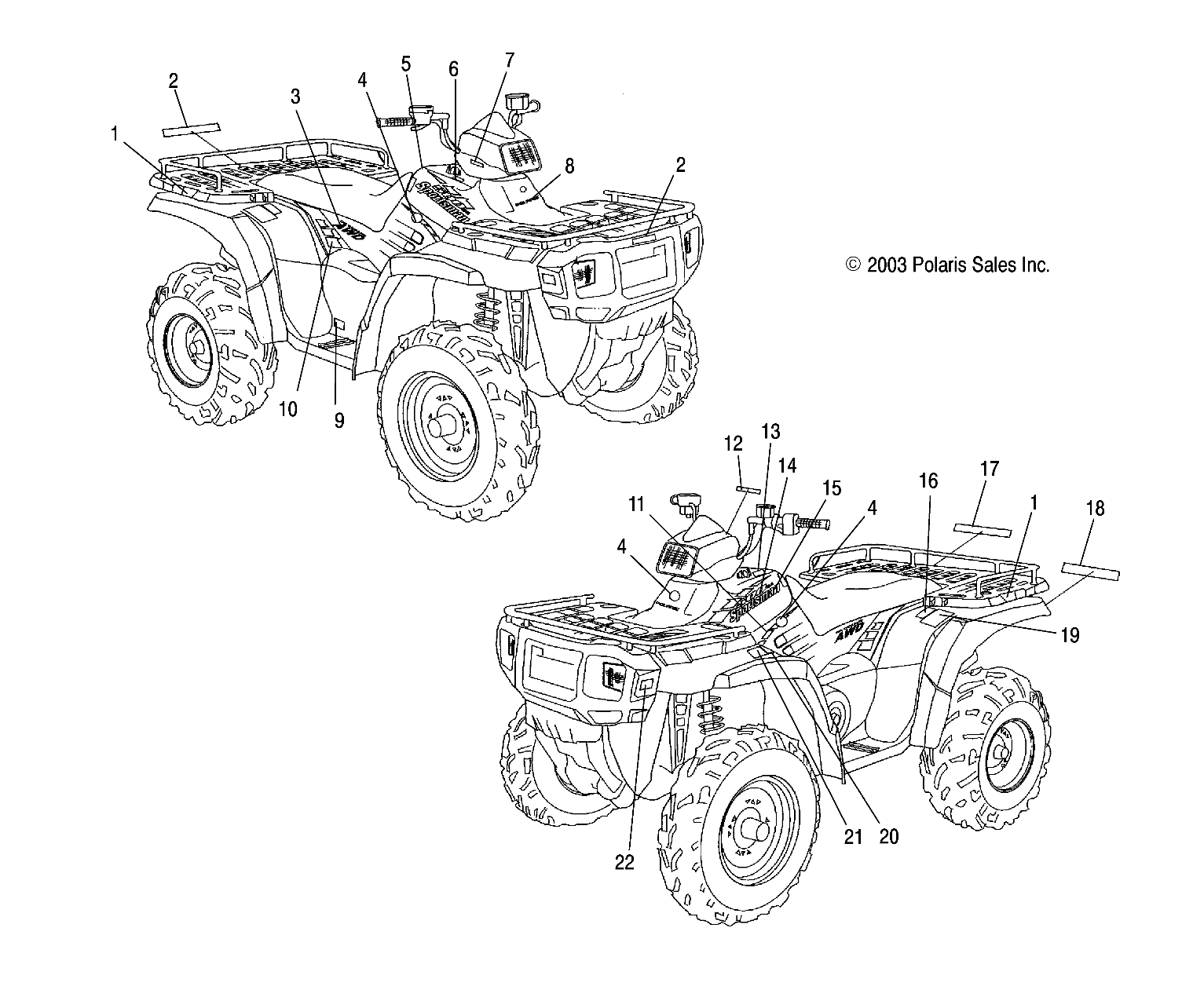 DECALS - A04CH50AX (4987288728E03)