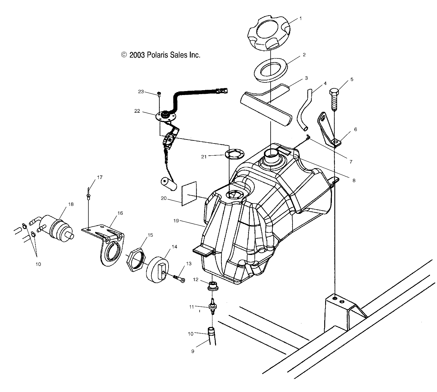 FUEL TANK - A04CH59AK/AL/AN/AQ/AW (4987318731A12)