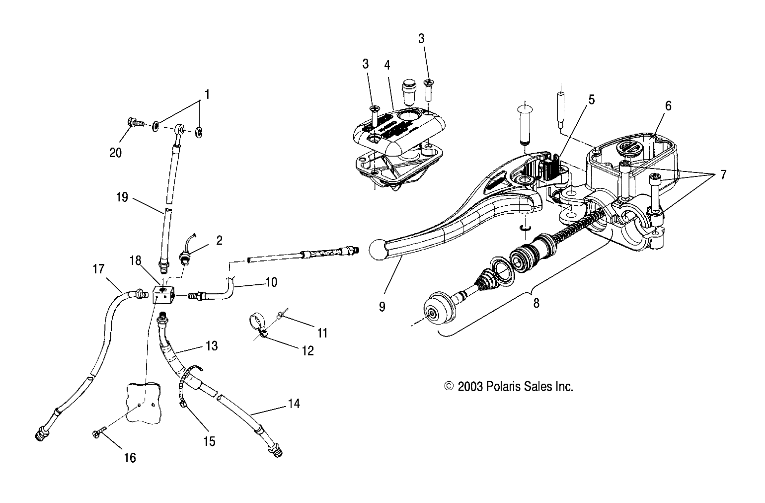 CONTROLS-MASTER CYLINDER/BRAKE LINE - A04CH59AK/AL/AN/AQ/AW (4987318731B10)