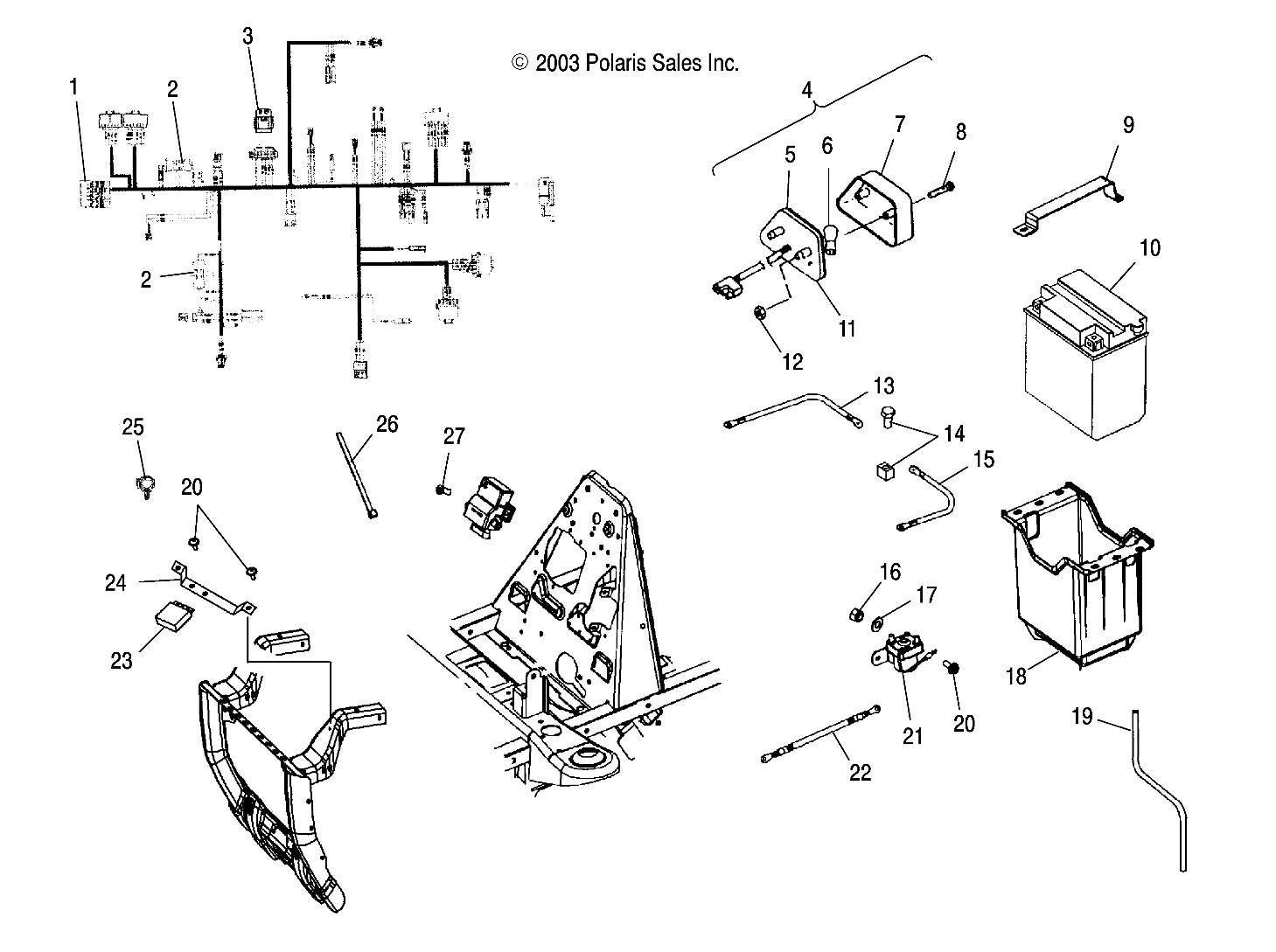 ELECTRICAL/TAILLIGHT - A04CH59AK/AL/AN/AQ/AW (4987318731C07)