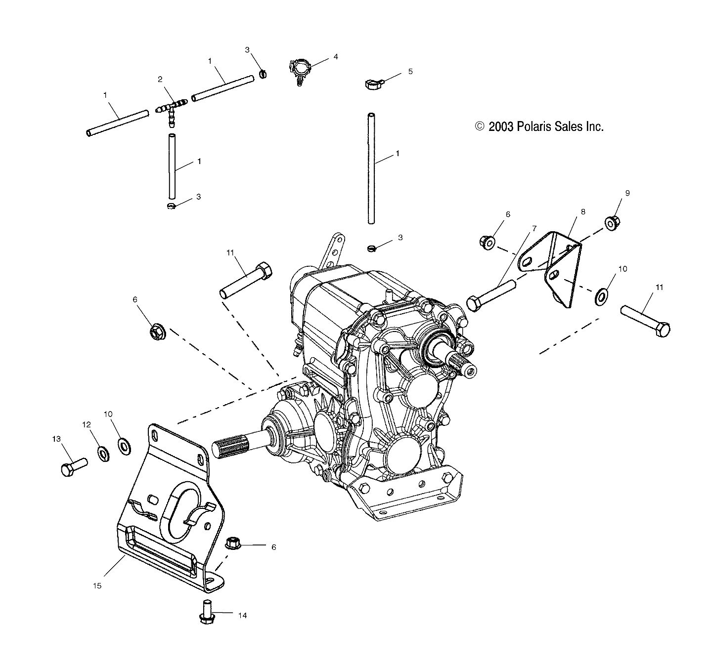 TRANSMISSION MOUNTING - A04CH59AK/AL/AN/AQ/AW (4987318731C12)