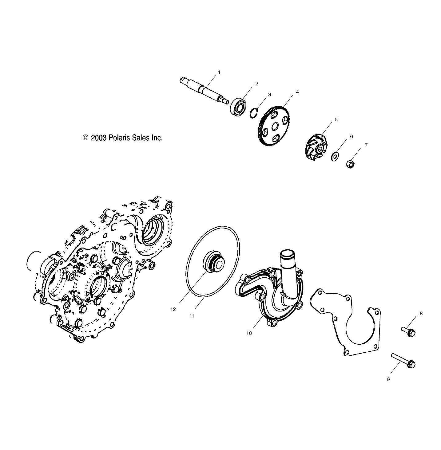 WATER PUMP - A04CH59AK/AL/AN/AQ/AW (4987318731D11)