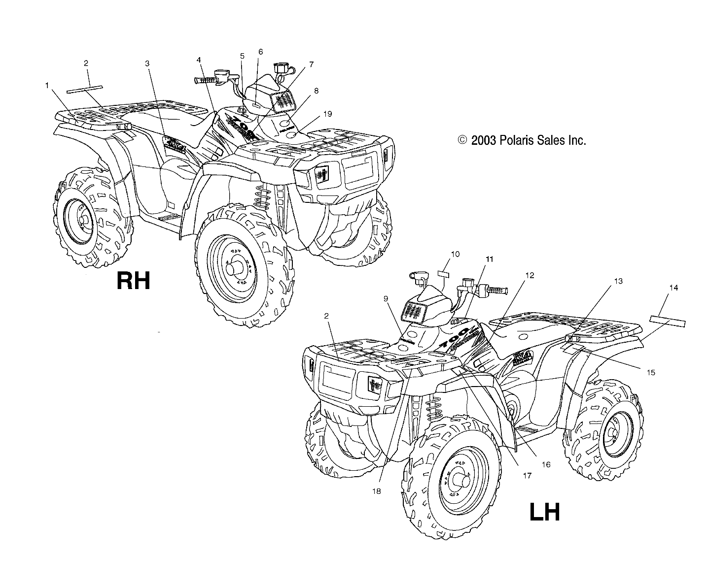 DECALS - A04CH68AK/AL/AN/AO (4987438743A09)