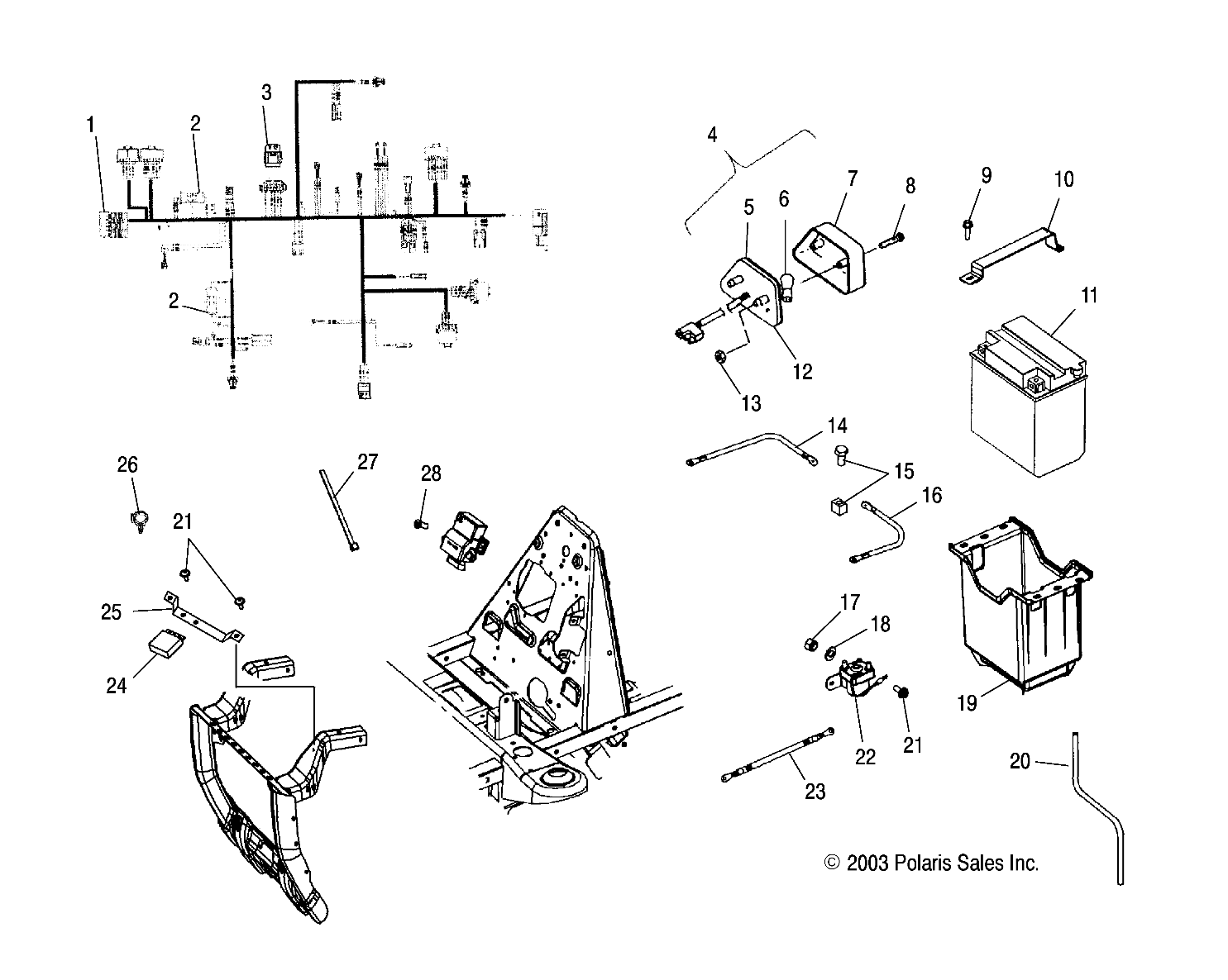 ELECTRICAL/TAILLIGHT - A04CH68AK/AL/AN/AO (4987438743C09)