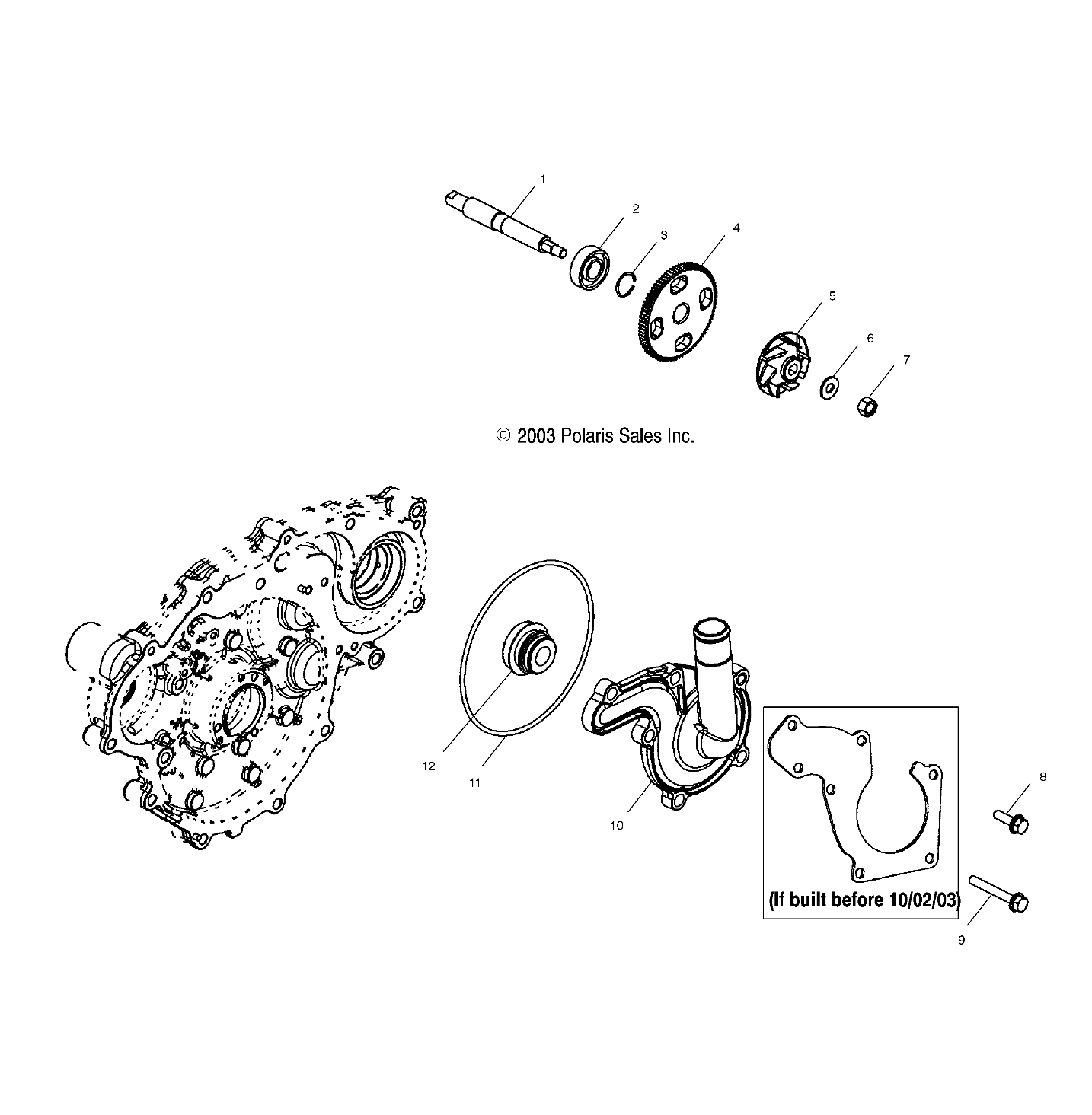 WATER PUMP - A04CH68AK/AL/AN/AO (4987438743D11)