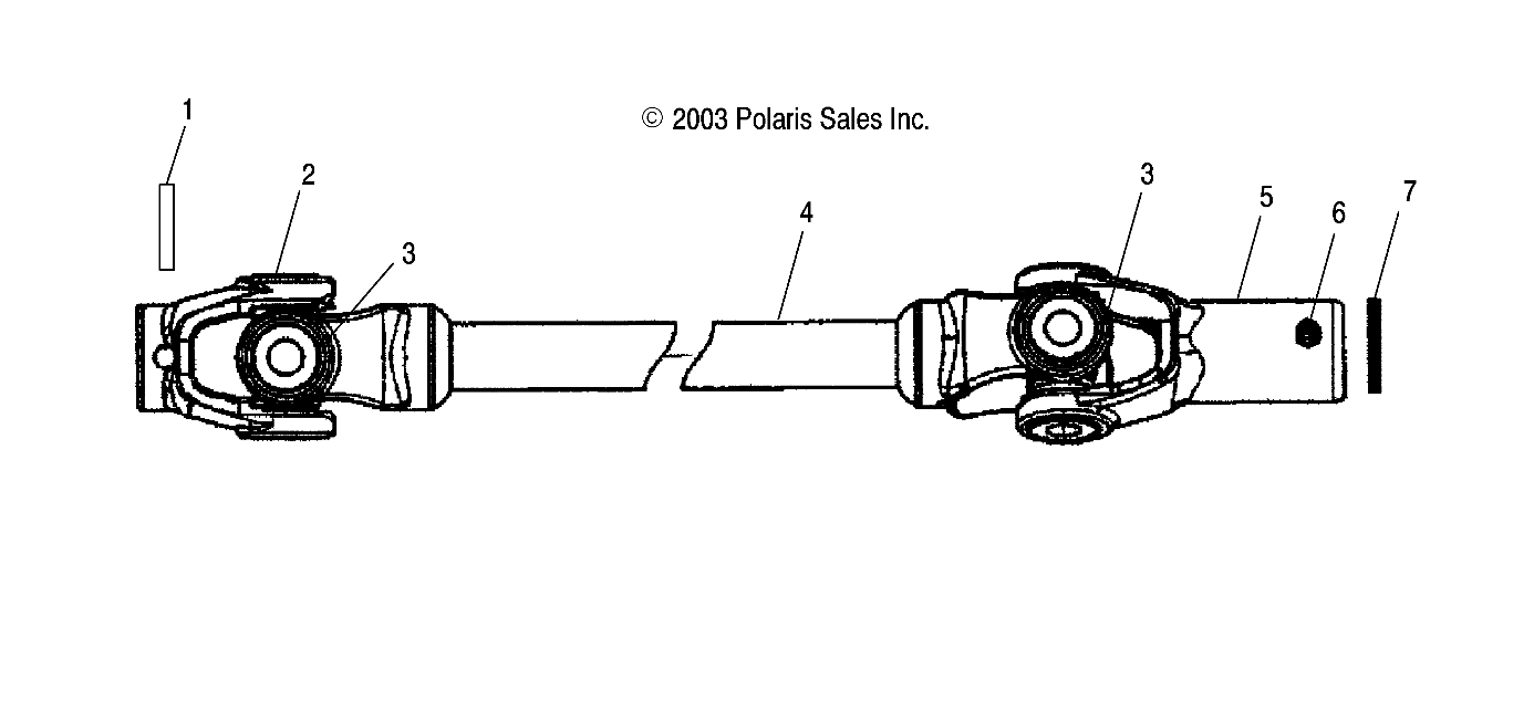 FRONT PROP SHAFT - A04CH68AP/AQ/AU/CU (4987468746B04)