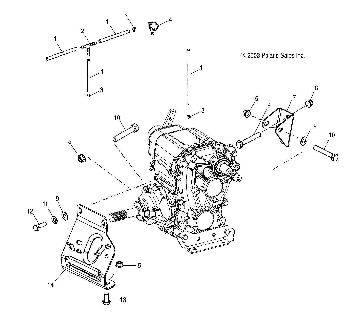 TRANSMISSION MOUNTING - A04CH68AP/AQ/AU/CU (4987468746C12)