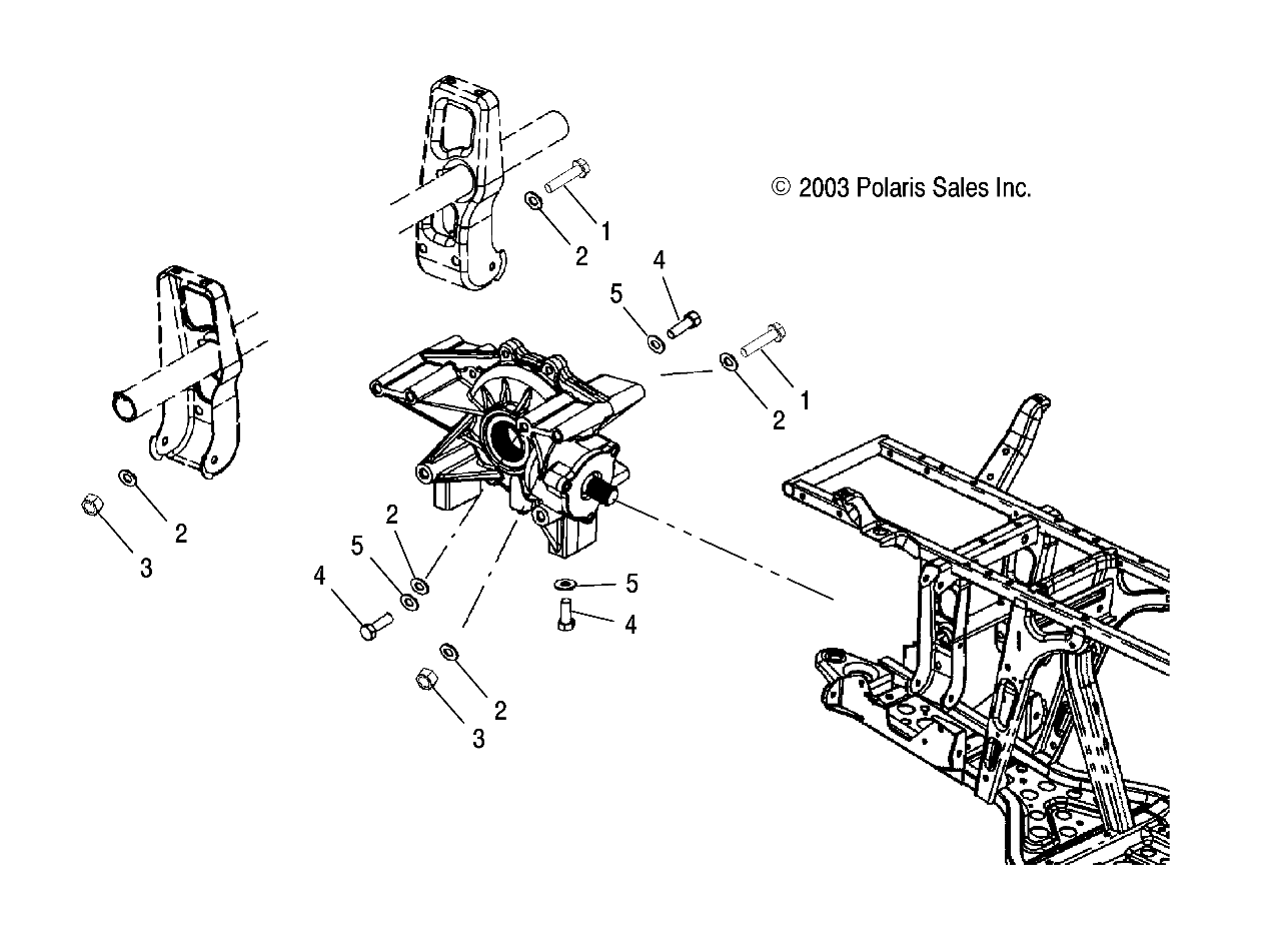 REAR GEARCASE MOUNTING - A04CH68AP/AQ/AU/CU (4987468746D02)