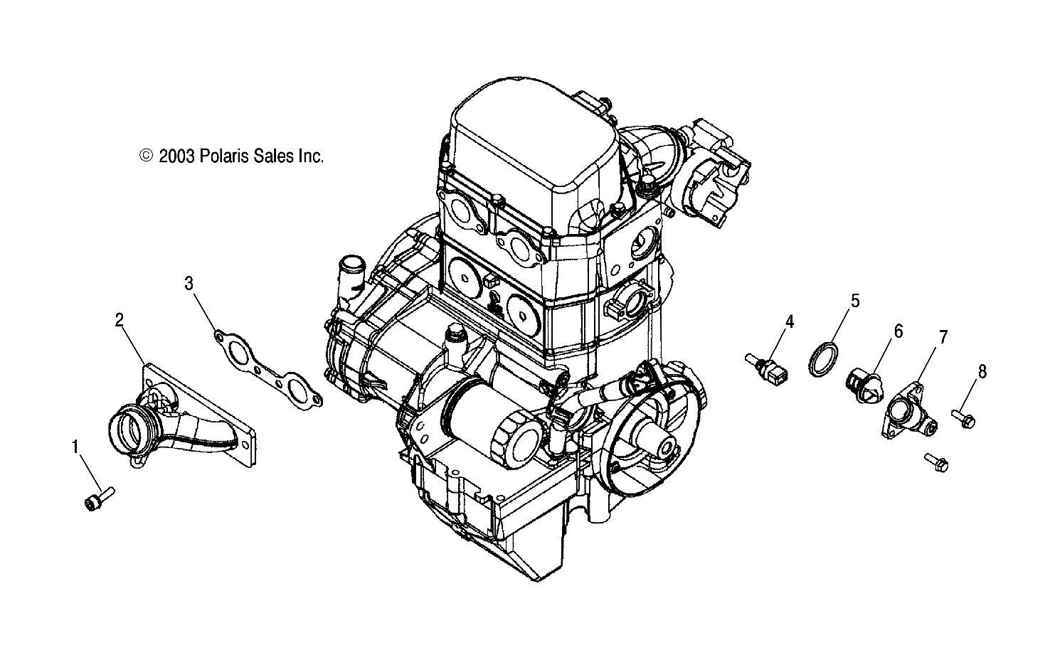 MANIFOLD and THERMOSTAT - A04CH68AP/AQ/AU/CU (4987468746D03)