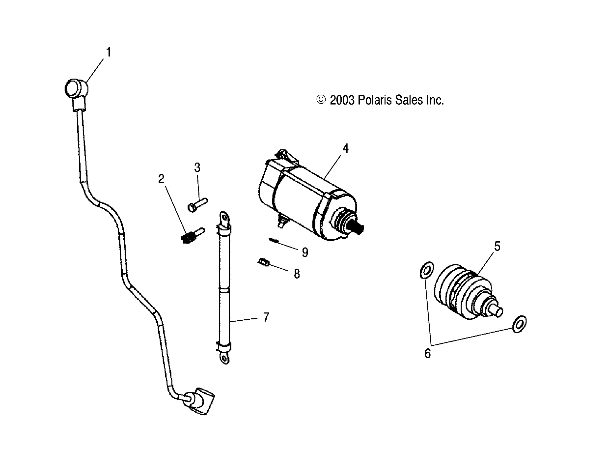 STARTING MOTOR - A04CH68AP/AQ/AU/CU (4987468746D13)