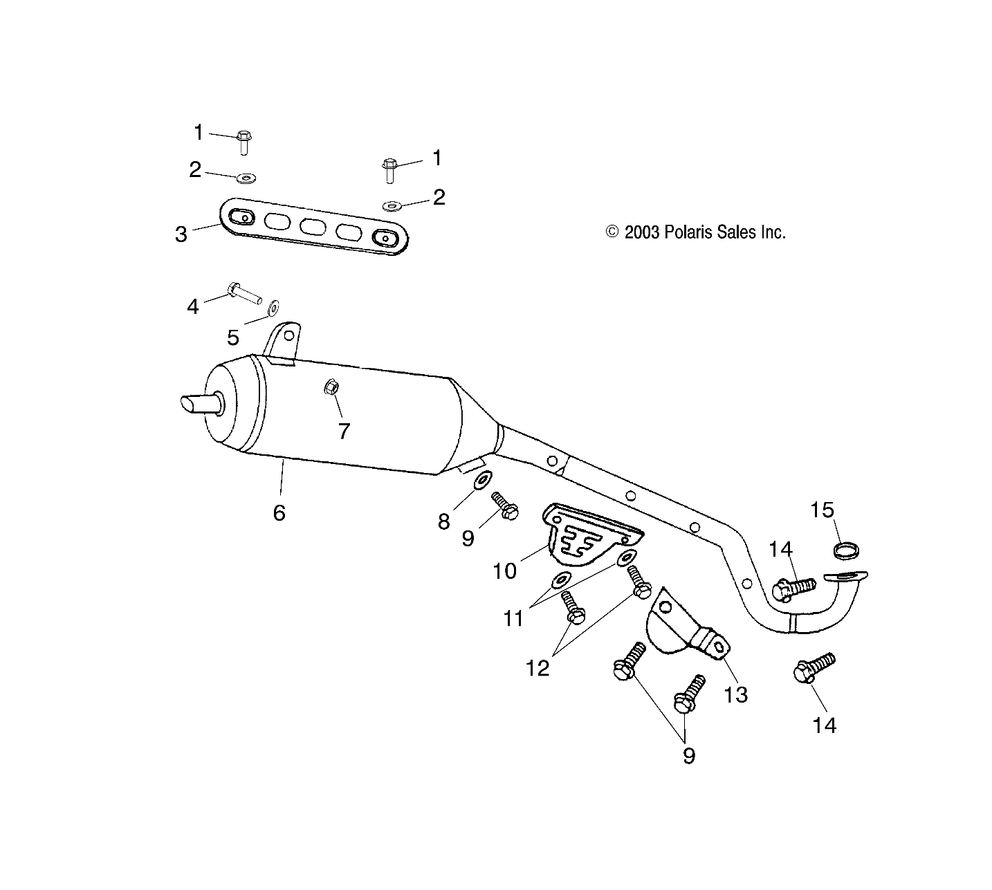 EXHAUST PIPE - A01FA09CA (4987808780A09)