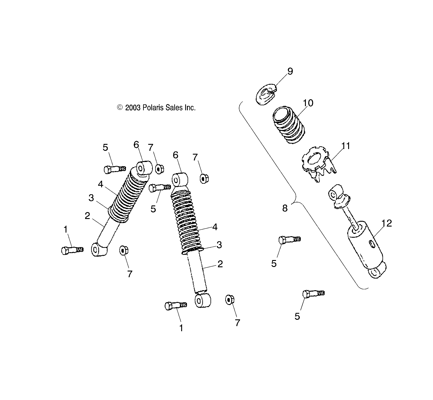 SUSPENSION - A04FA09CA/CB (4987808780B06)