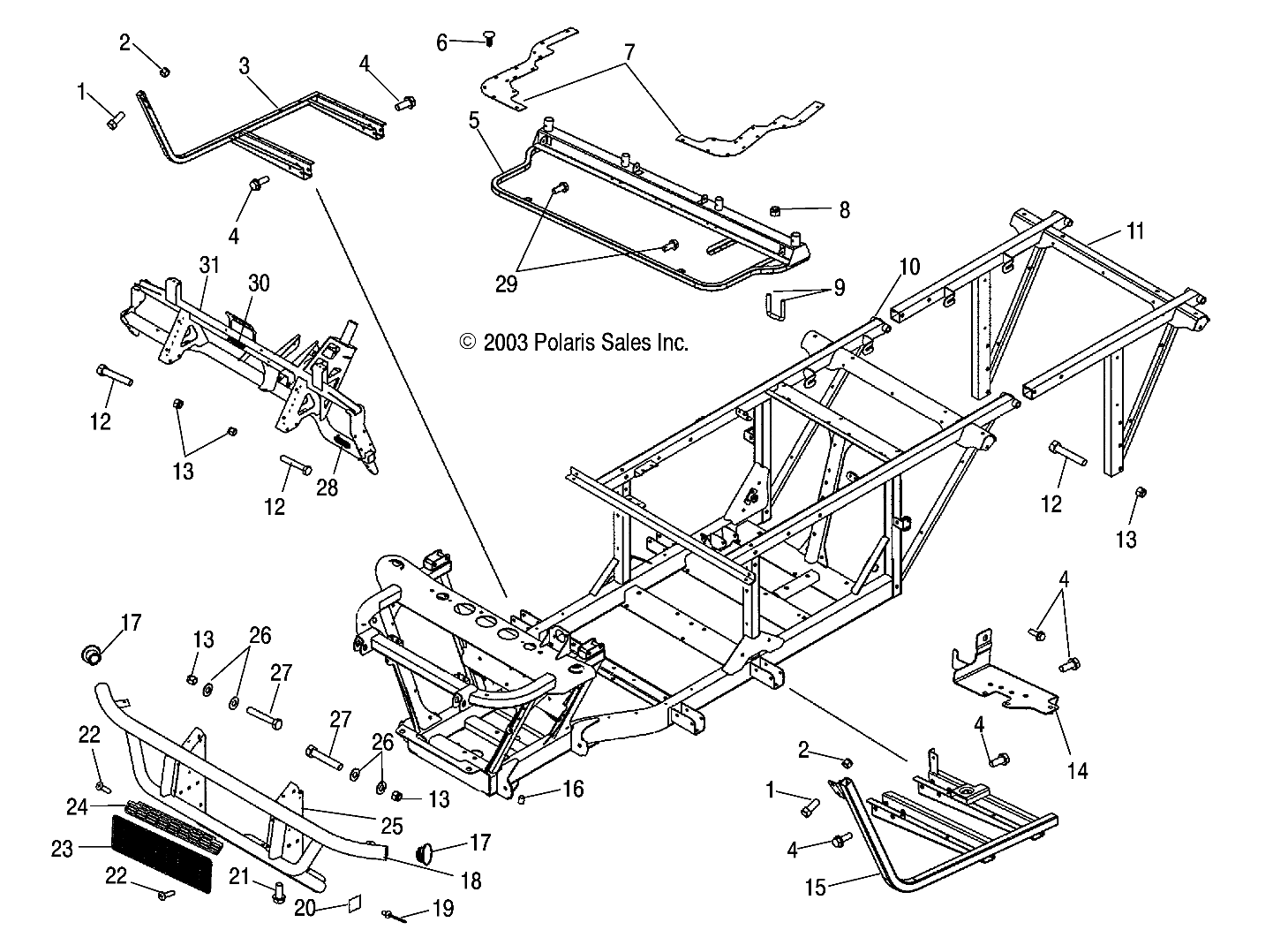 CHASSIS/BODY - A04RB42AA/A04RD50AA/AB/AC/A04RF50AA (4987918791A04)