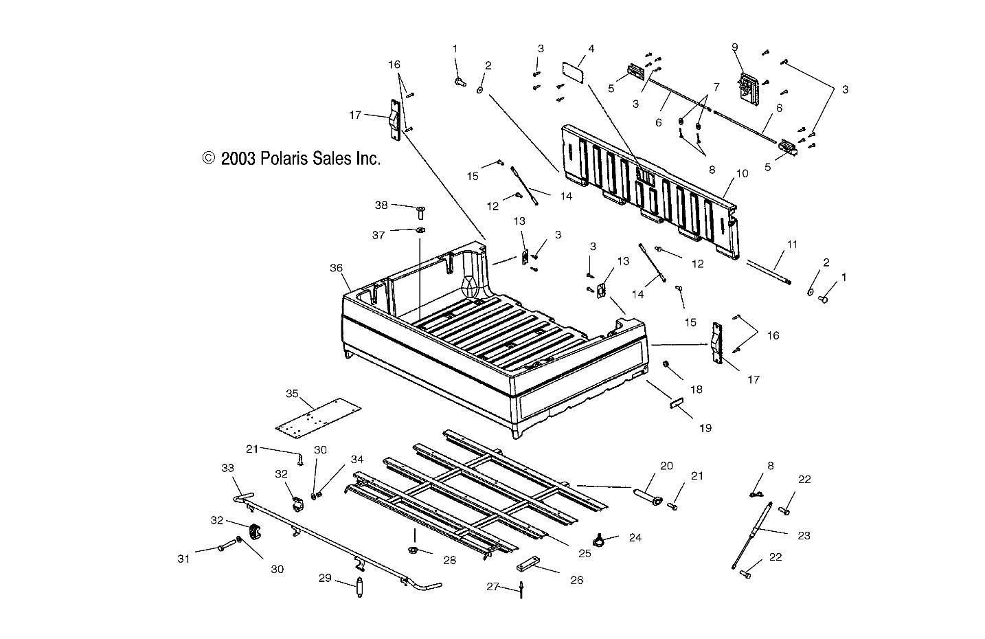 DUMP BOX - A04RB42AA/A04RD50AA/AB/AC/A04RF50AA (4987918791A08)