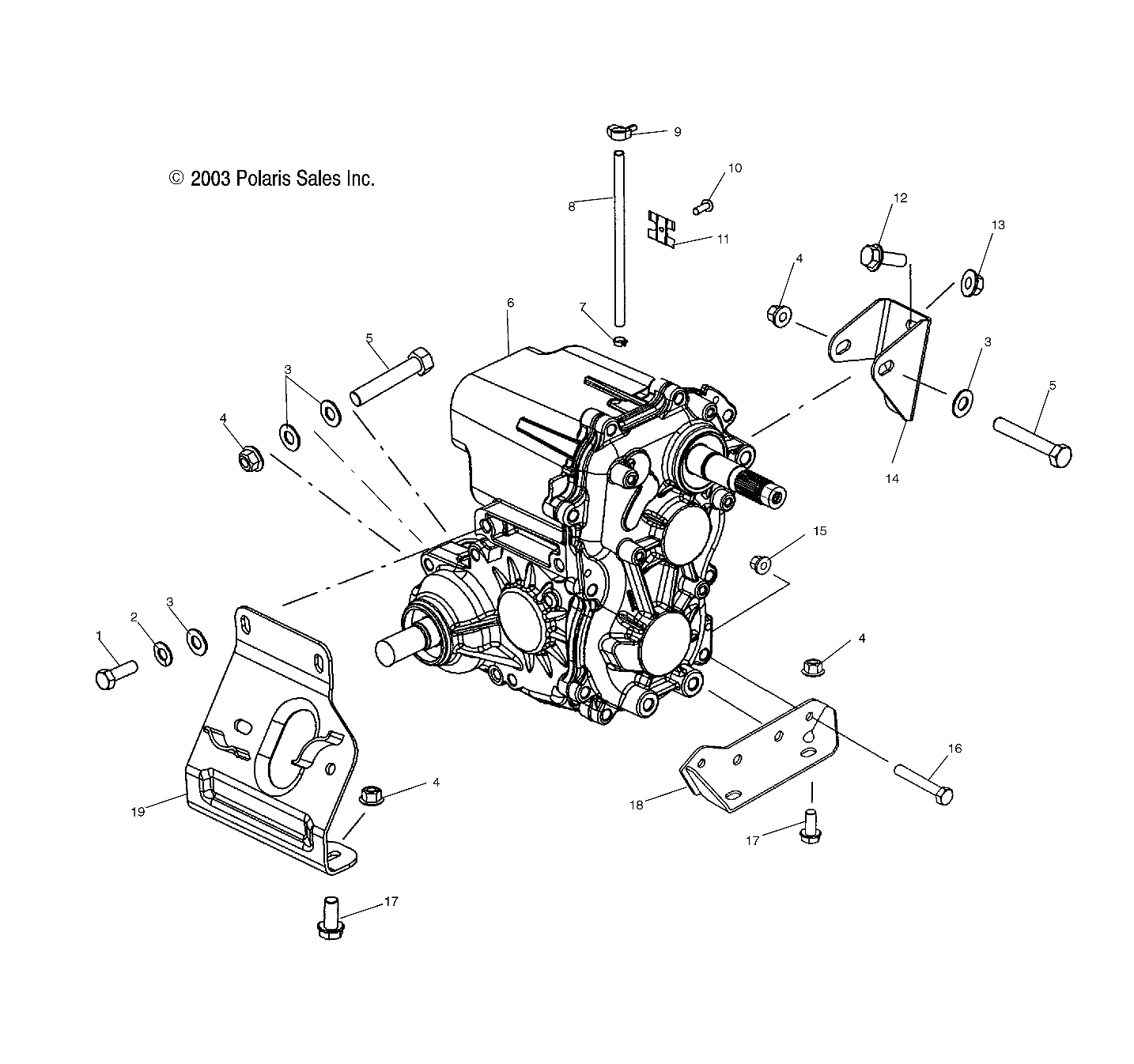 TRANSMISSION MOUNTING - A04RB42AA/A04RD50AA/AB/AC/A04RF50AA (4987918791B02)