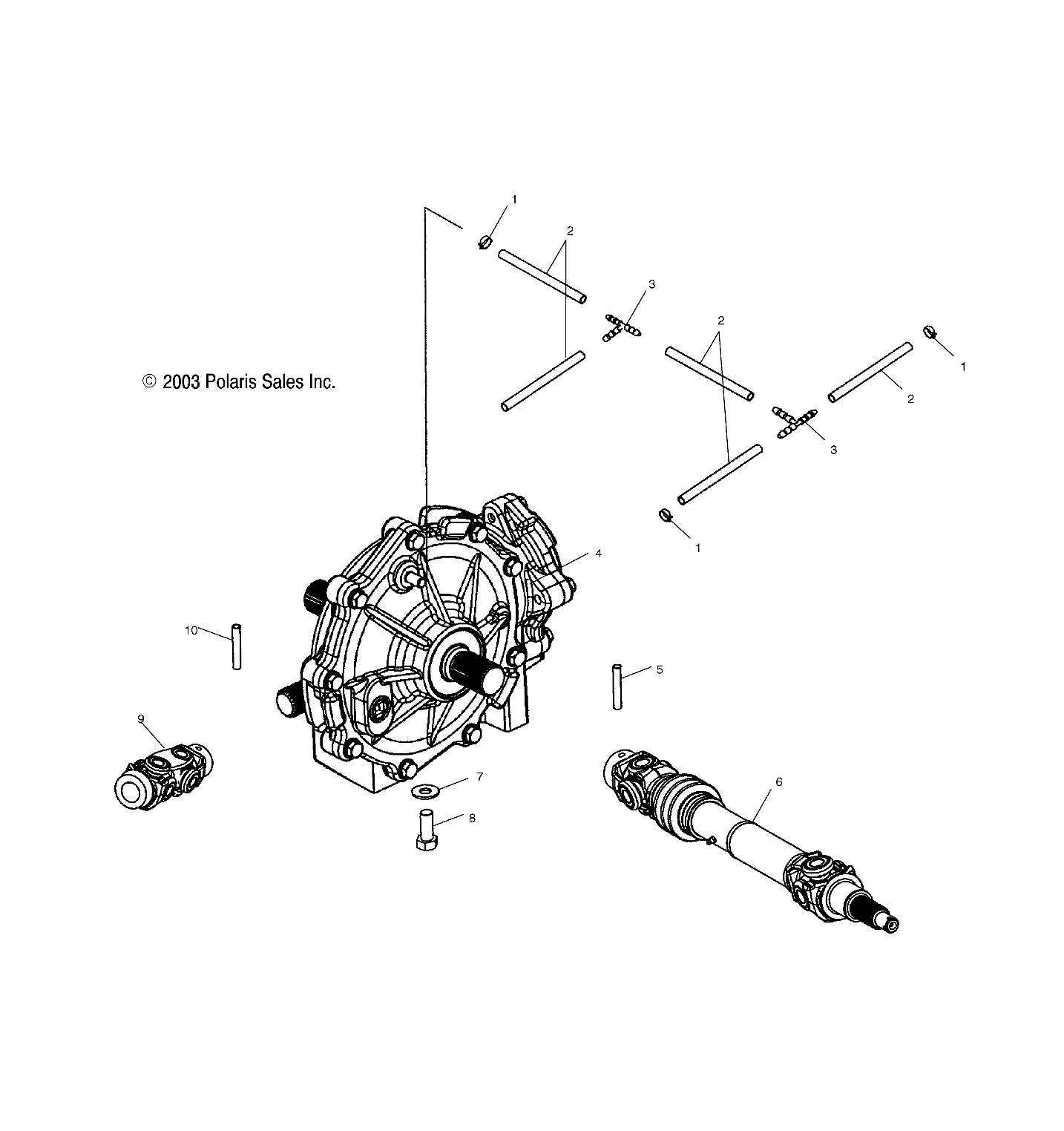 MID HOUSING (6X6) - A04RF50AA (4987918791B08)