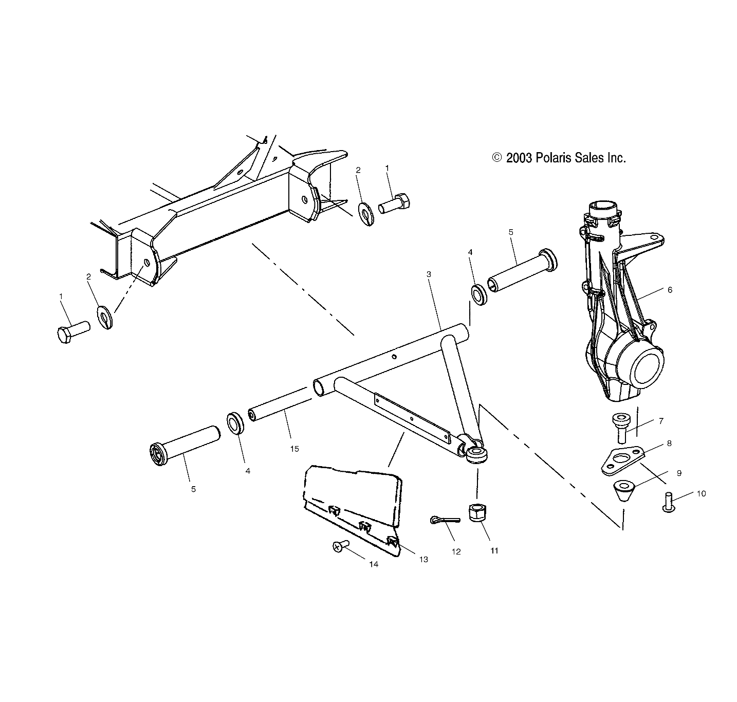 A-ARM/STRUT MOUNTING - A04RB42AA/A04RD50AA/AB/AC/A04RF50AA (4987918791B13)