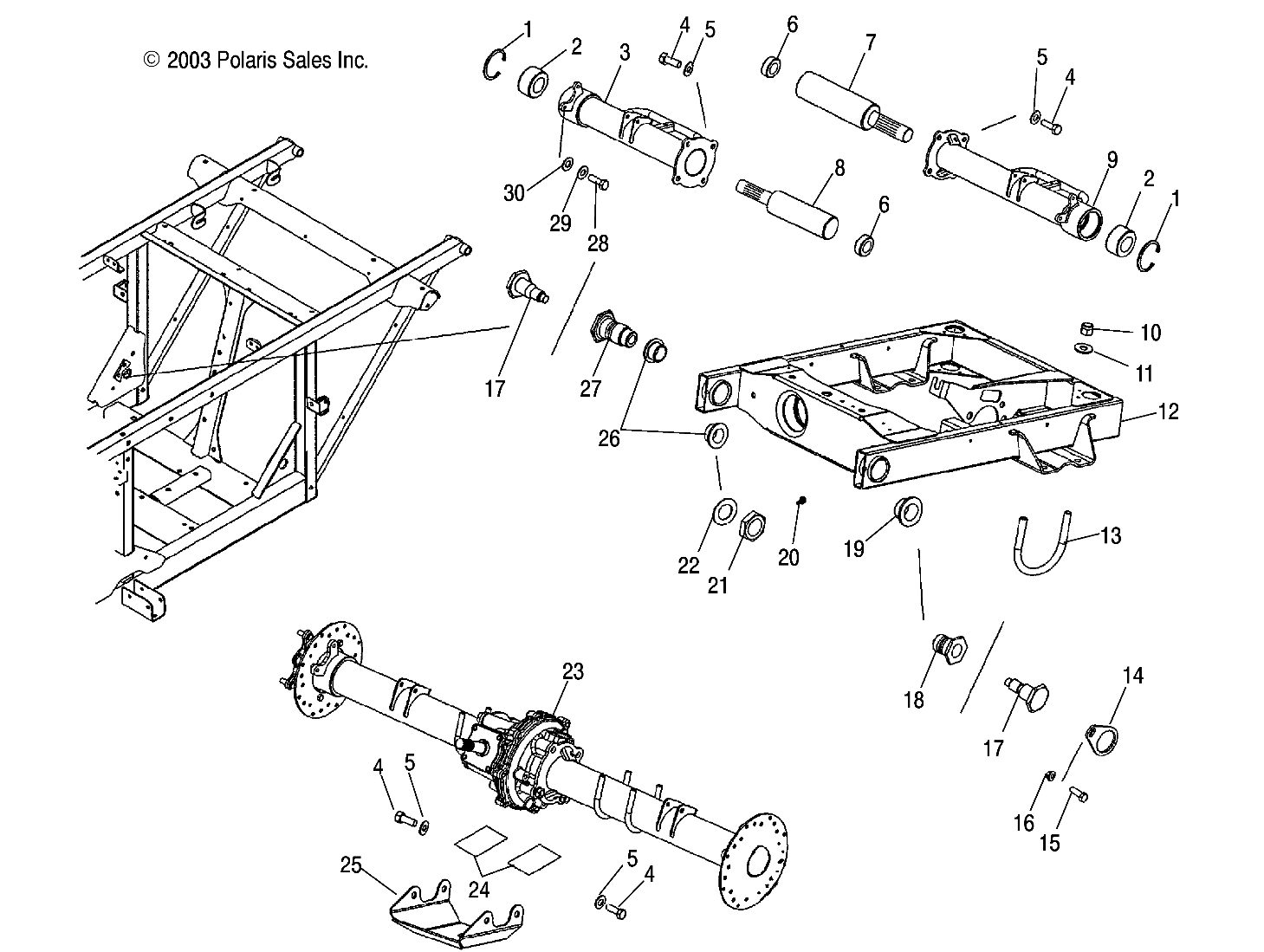 SWING ARM - A04RB42AA/A04RD50AA/AB/AC/A04RF50AA (4987918791C07)