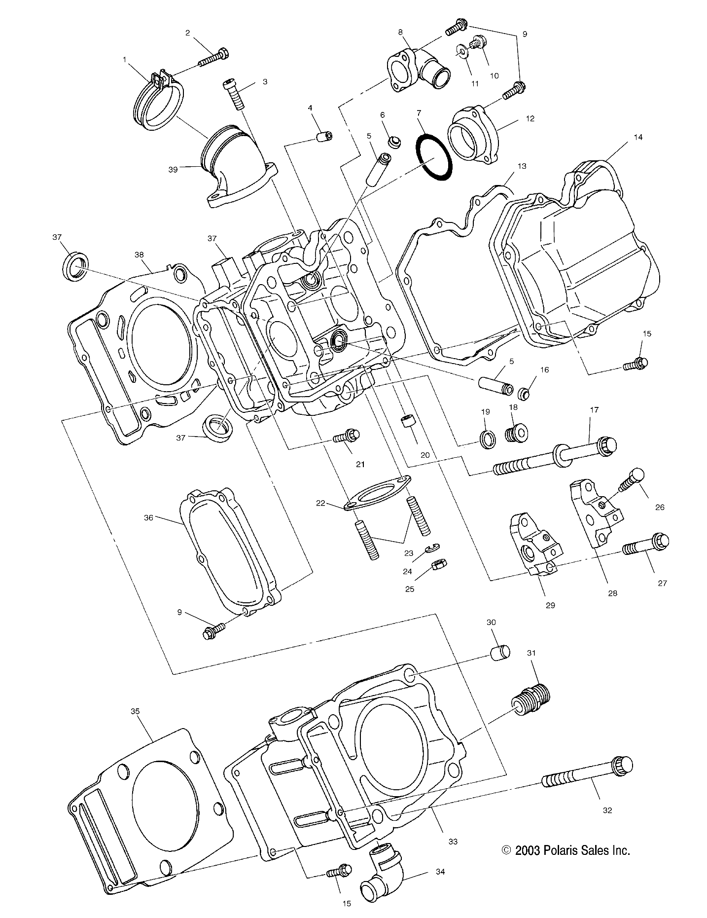 CYLINDER - A04RB42AA/A04RD50AA/AB/AC/A04RF50AA (4987918791D07)