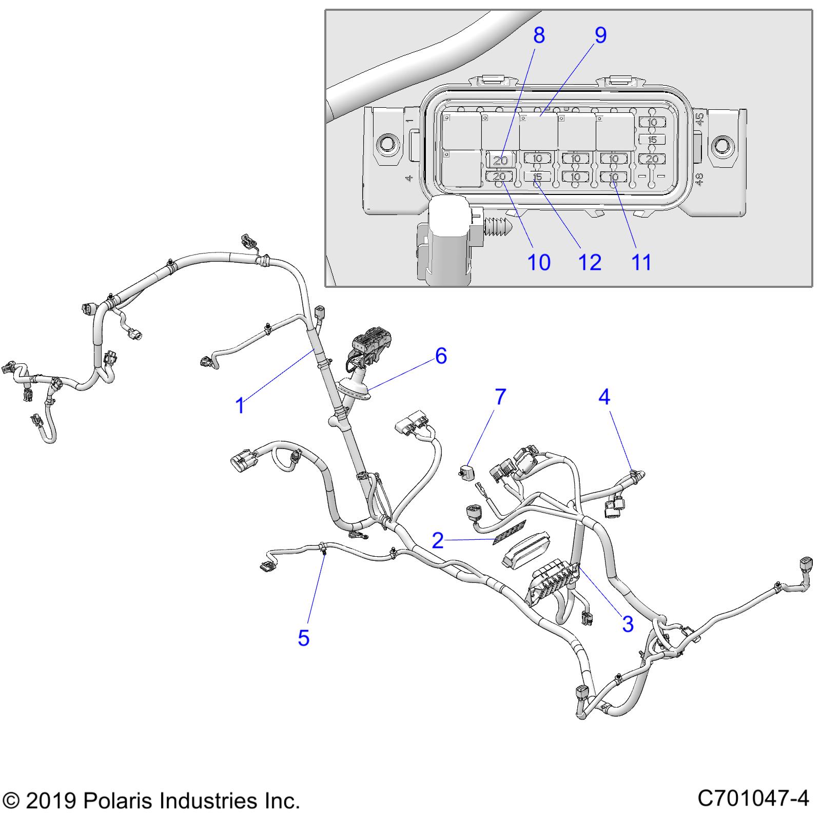 ELECTRICAL, WIRE HARNESS - Z20CHE57AM (C701047-4)