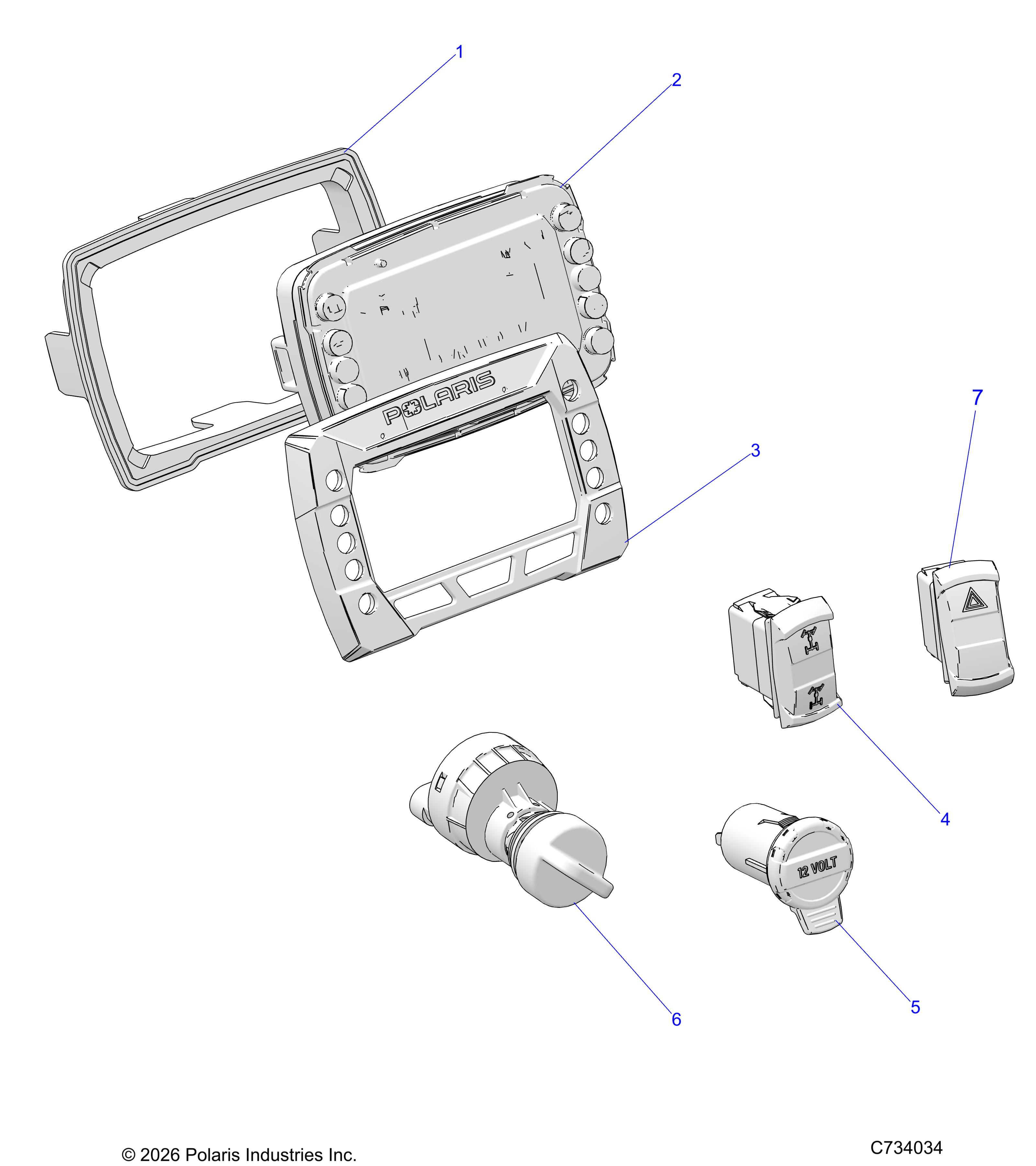 ELECTRICAL, DASH INSTRUMENTS & CONTROLS - R27CCA5AC8 (C734034)