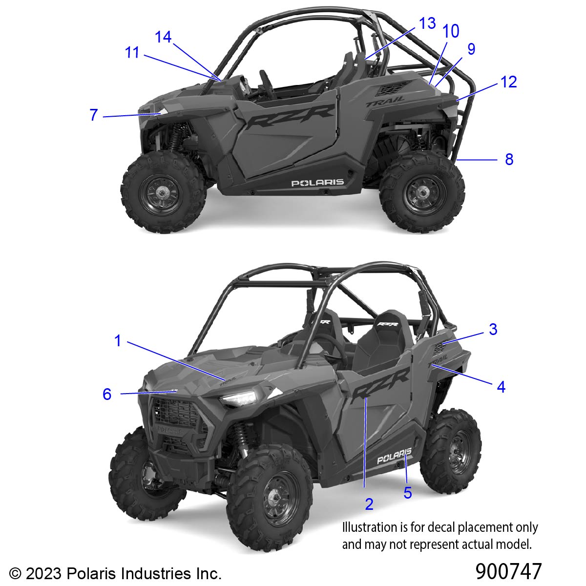 BODY, DECALS - Z24ASE87A5 (900451-01)