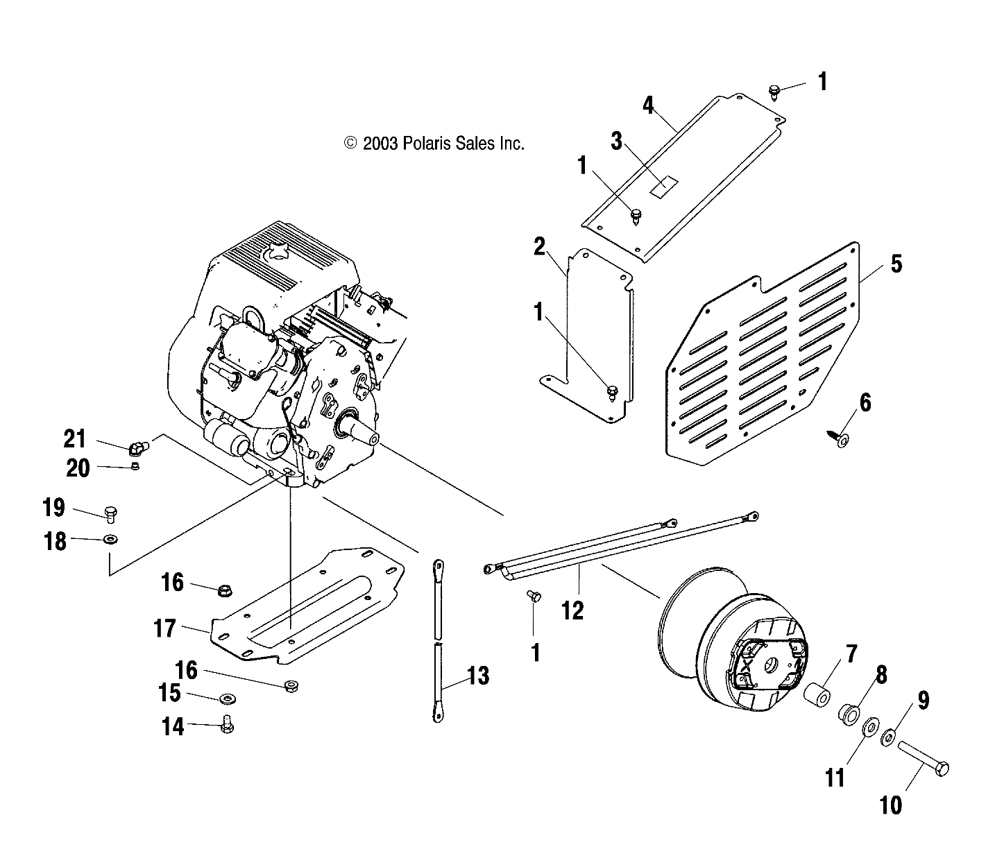 ENGINE MOUNTING - A04RB63AA (4989328932A13)