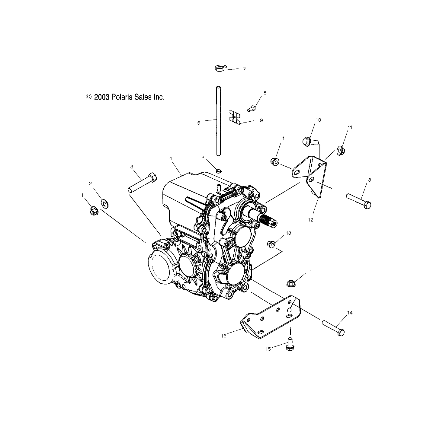 TRANSMISSION MOUNTING - A04RB63AA (4989328932B01)