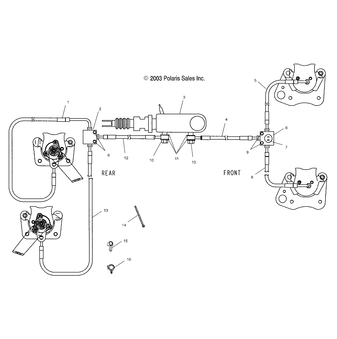 BRAKE LINES/MASTER CYLINDER - A04RB63AA (4989328932B10)