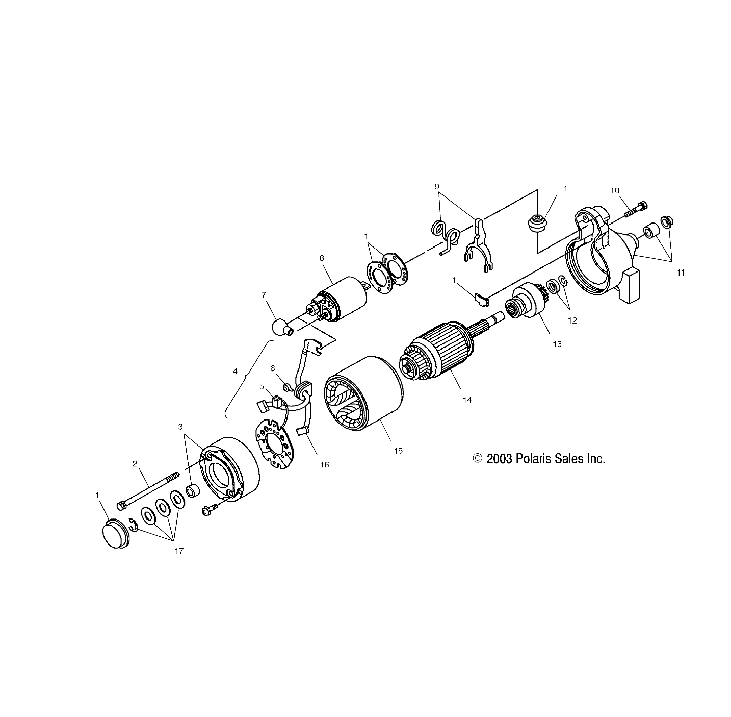 STARTING MOTOR - A04RB63AA (4989328932D04)