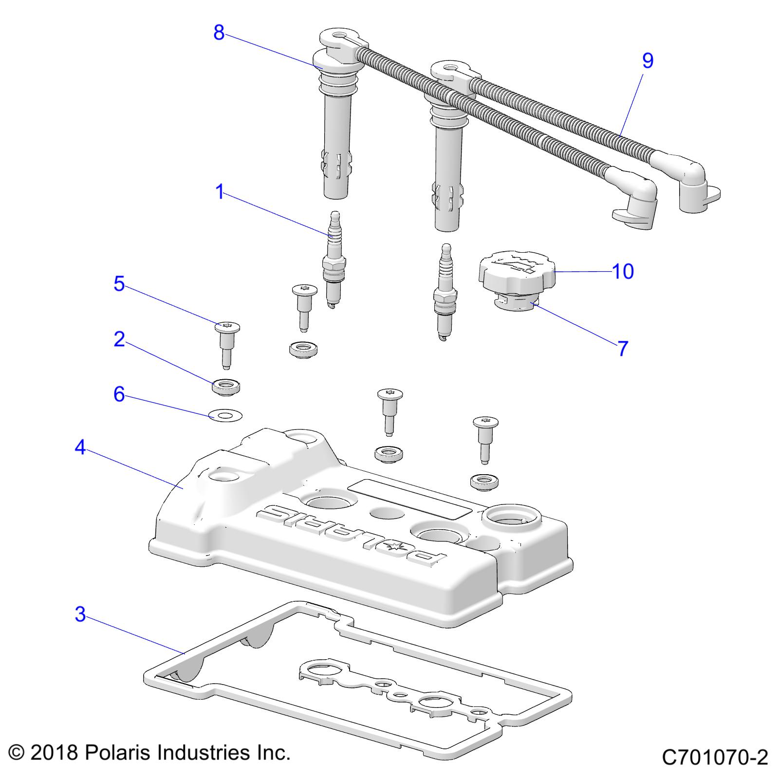 ENGINE, VALVE COVER - Z22NAS99CK/FK (C701070-2)