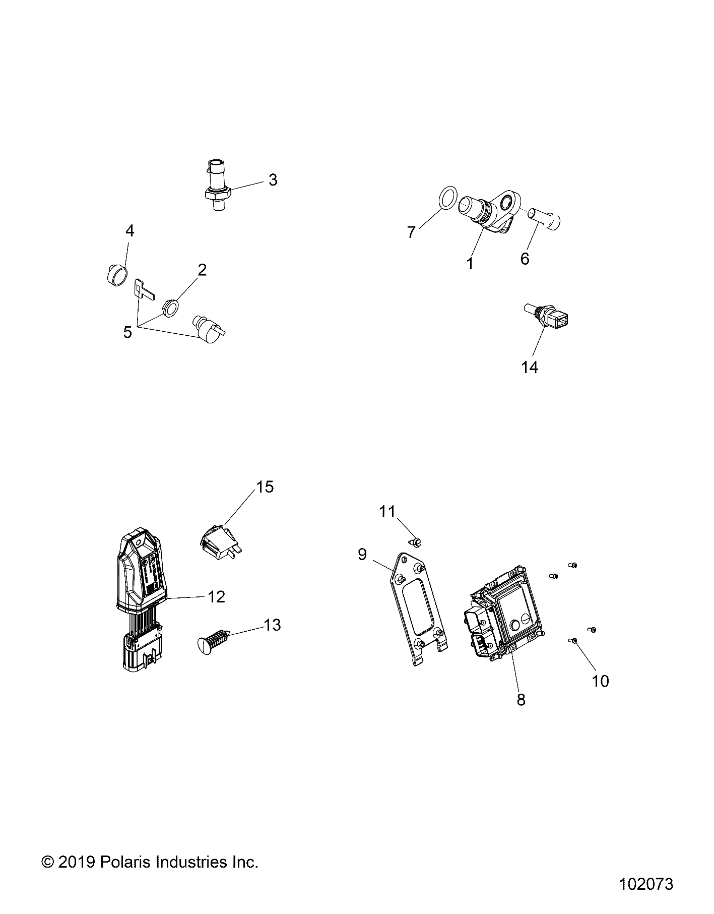 ELECTRICAL, SWITCHES, SENSORS and ECL - A20S6E57F1/FL (102073)