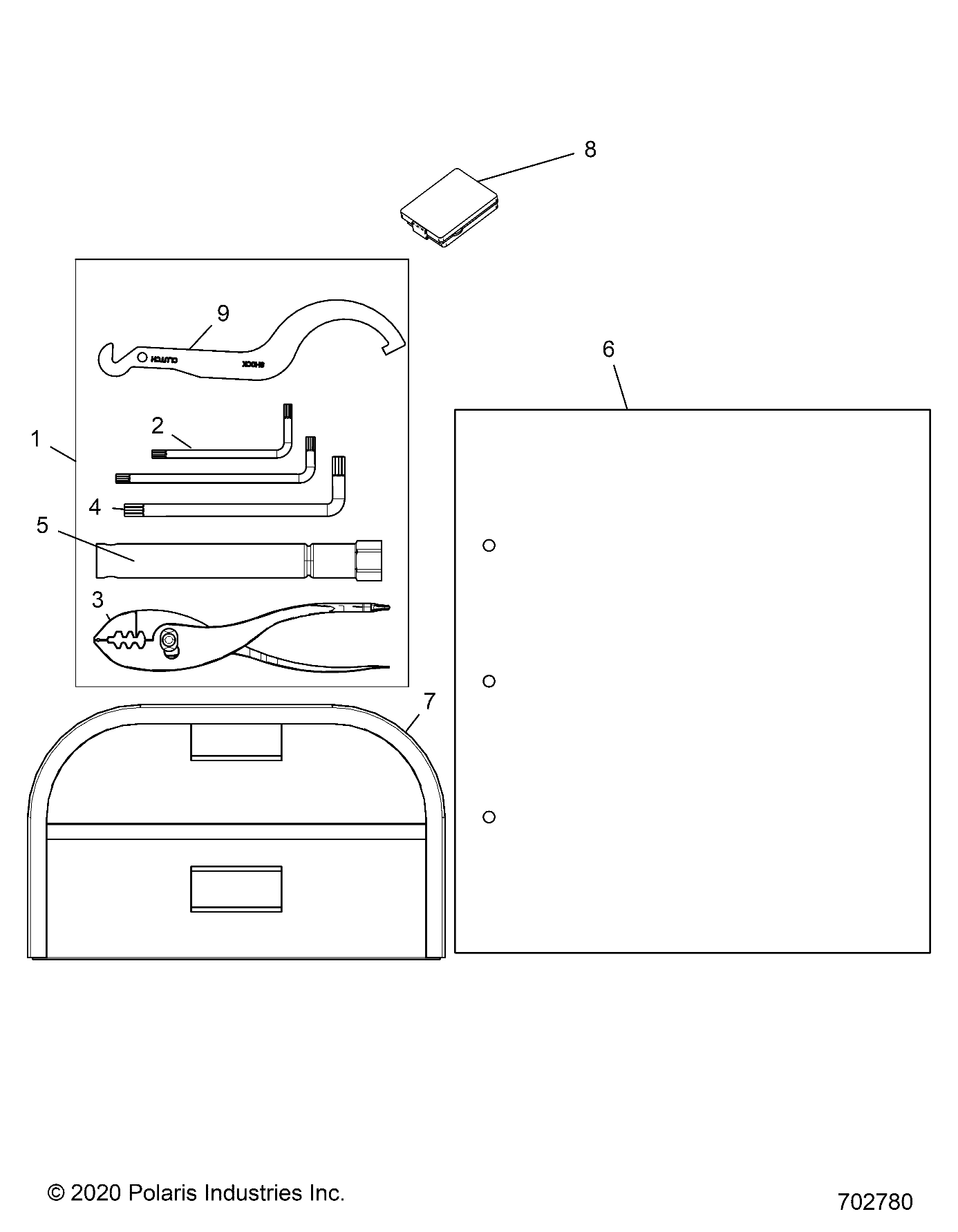 REFERENCES, TOOL KIT and OWNERS MANUALS - R21TAA99A1/A7/B1/B7 (702780)