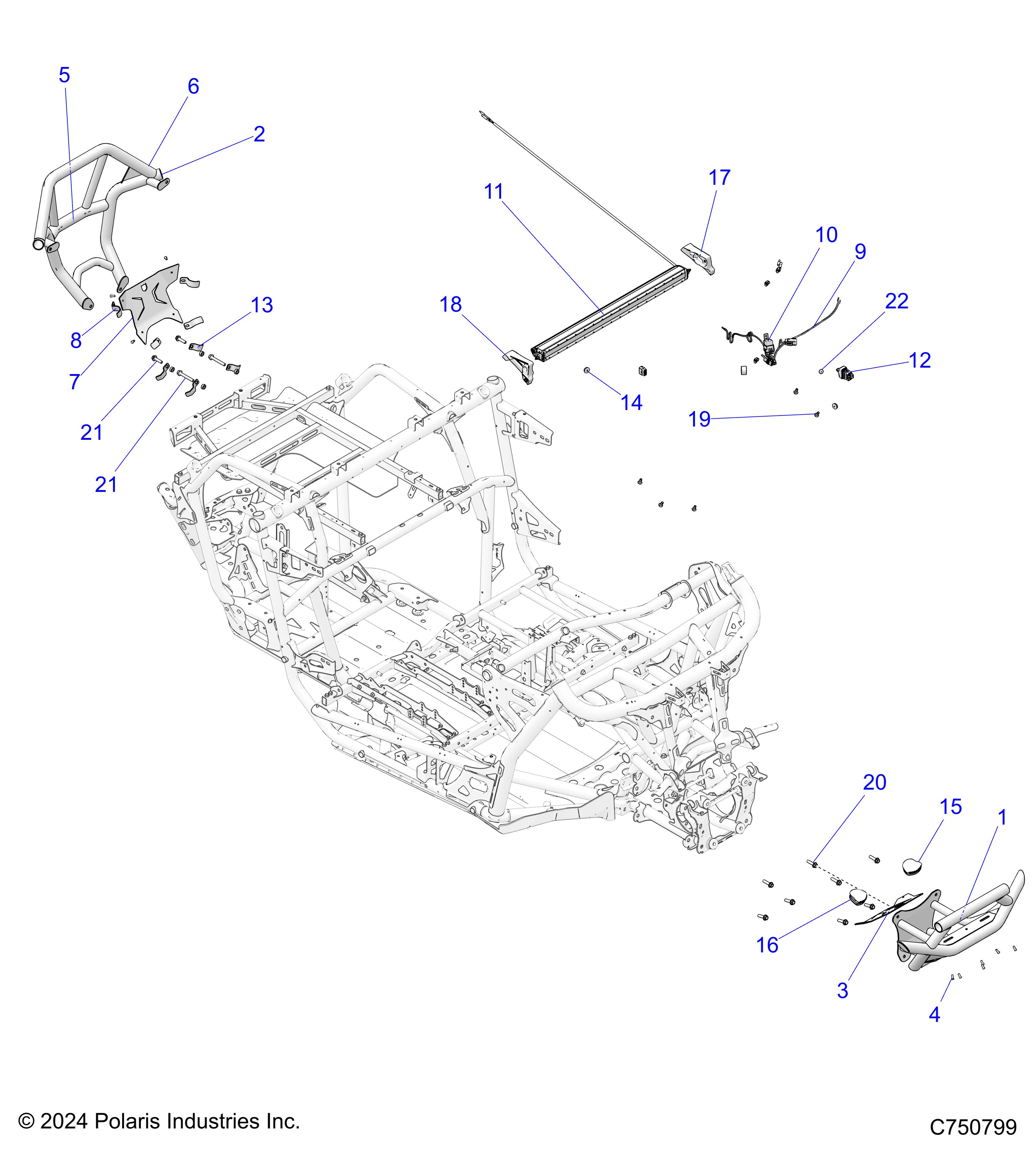 ACCESSORY, BUMPERS AND ROCKERS - Z25R4P2KAE/BE (C750799)