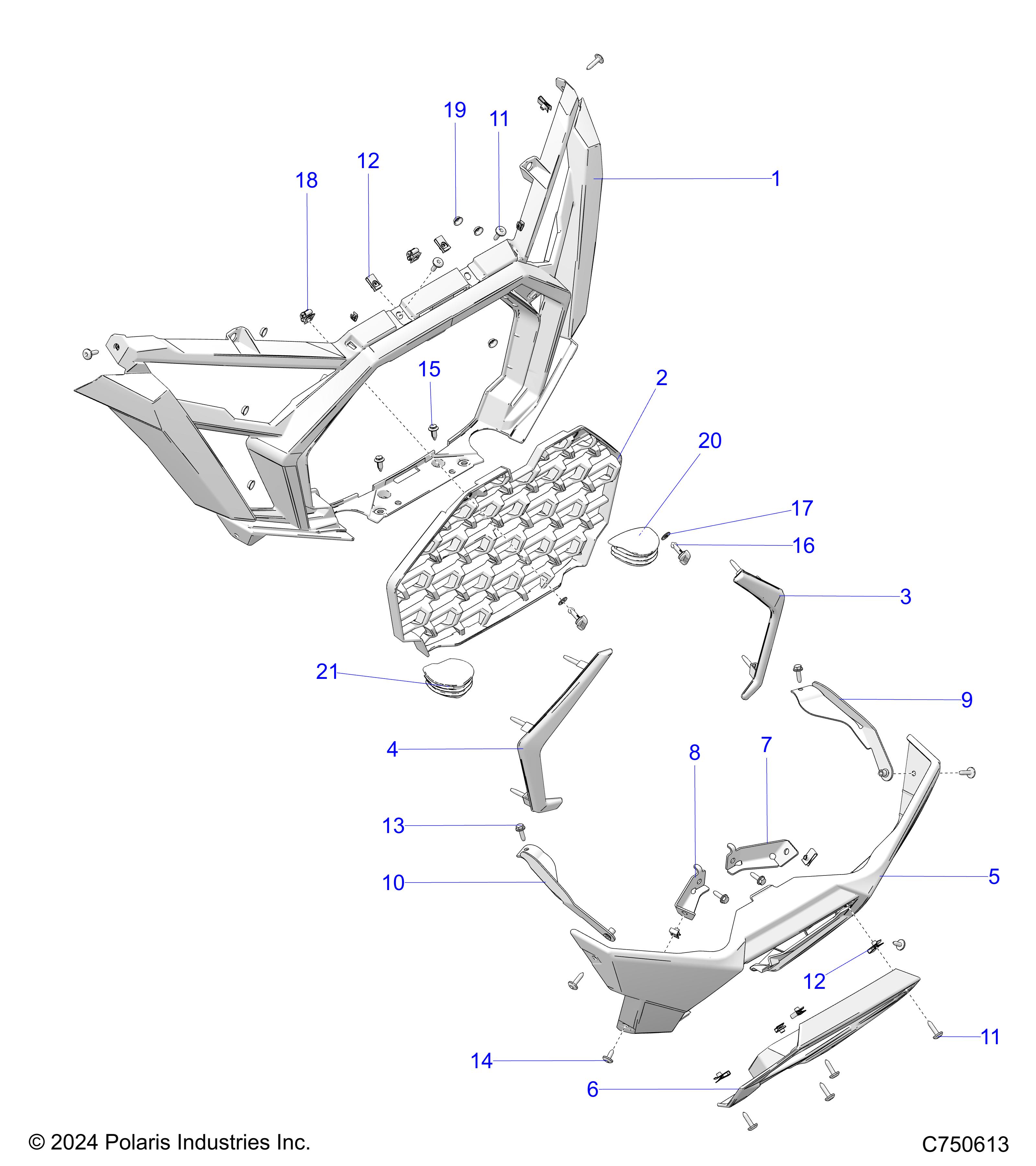 BODY, FRONT BUMPER - Z25XPB92AP/BP (C750613)