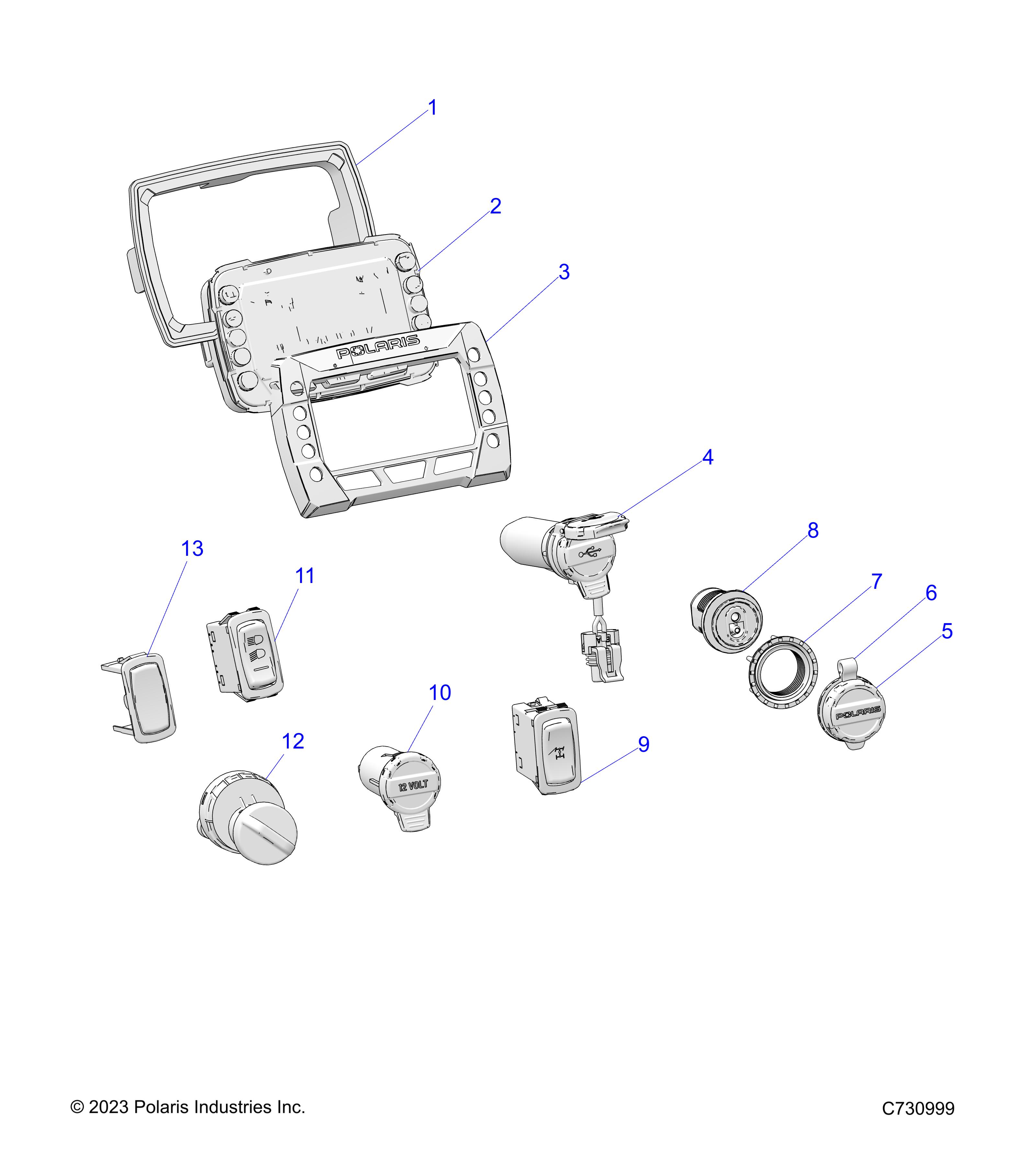 ELECTRICAL, DASH INSTRUMENTS and CONTROLS - R23MAA57B1/EB4/B9 (C730999)