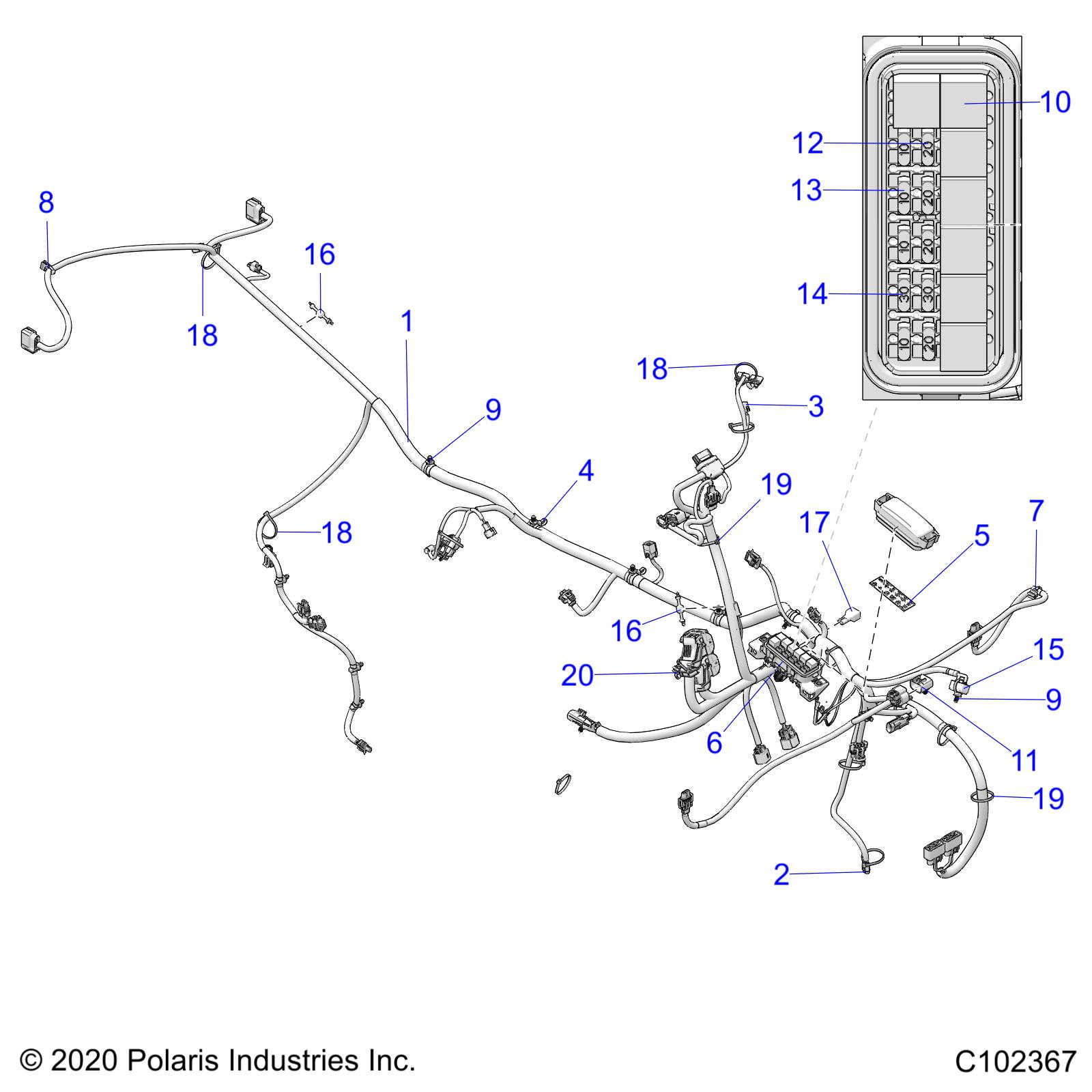 ELECTRICAL, HARNESS - A22SDE57A4/B4 (C102367)