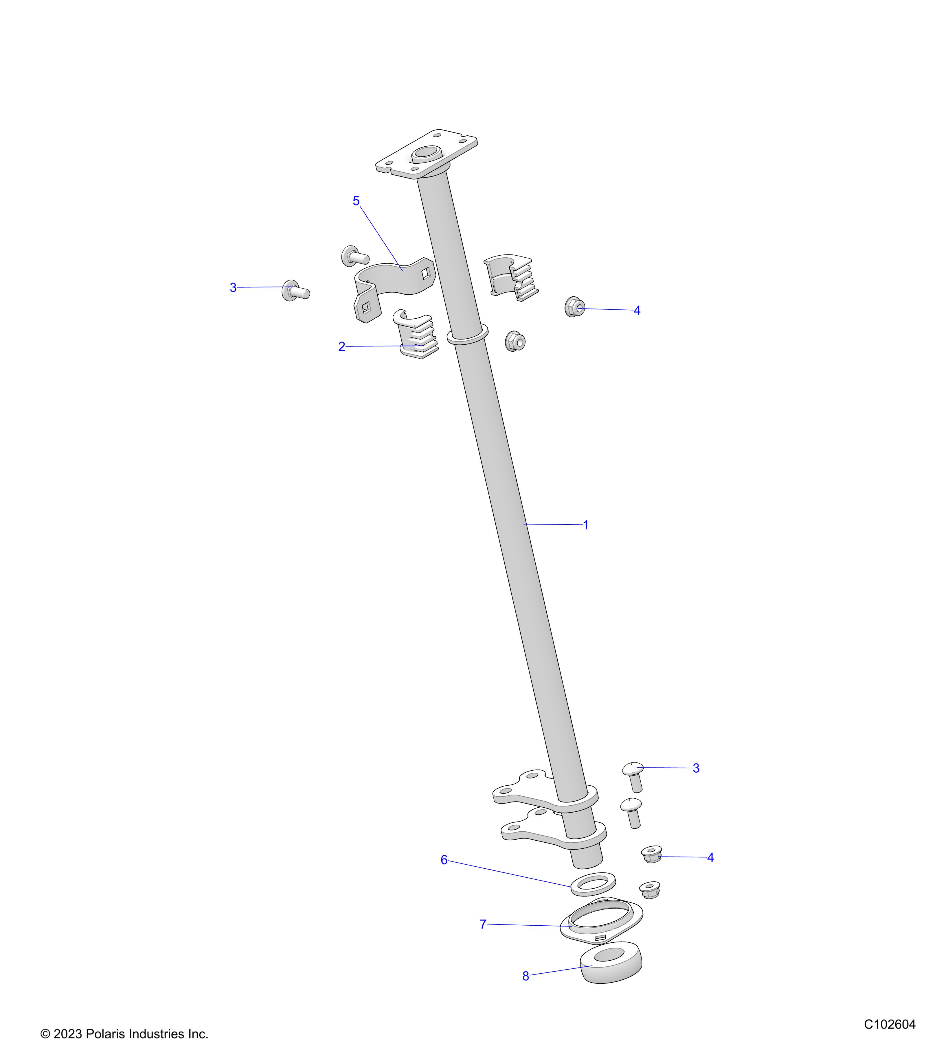 STEERING POST - A24SDA57A5 (C102604)