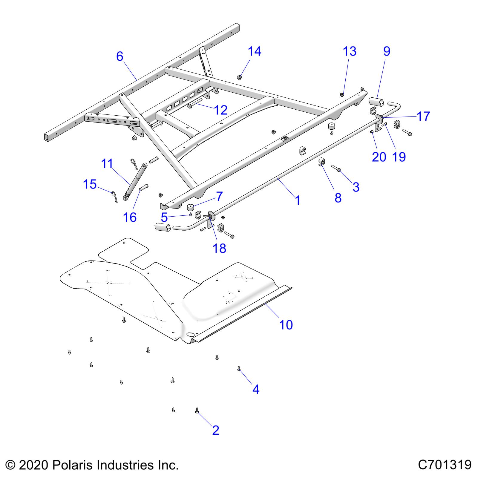 BODY, BOX, MOUNTING - R21RRE99DP (C701319)